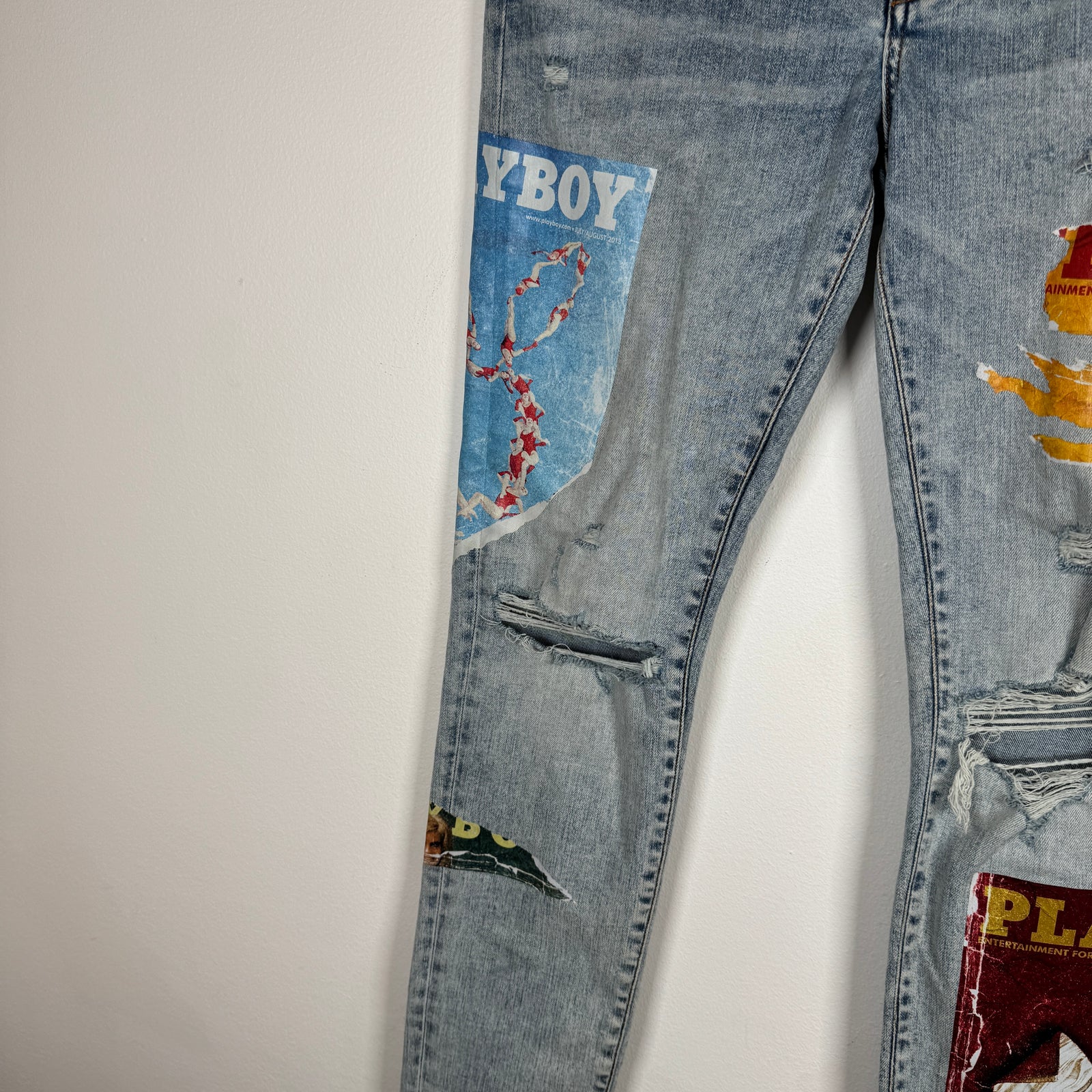 Amiri Lightwash Playboy Jeans Size 33