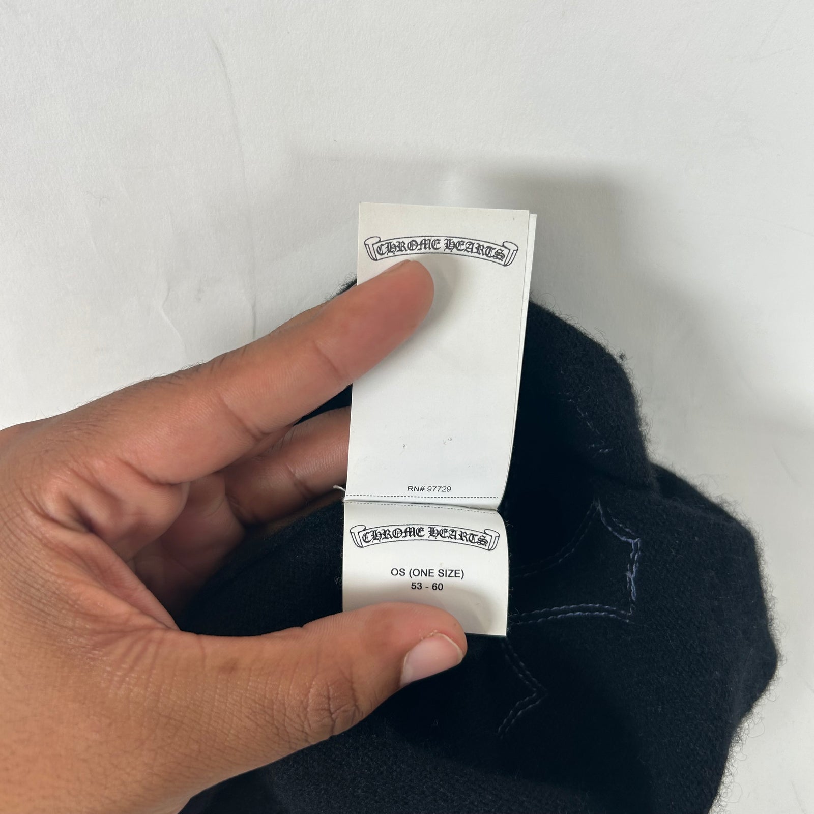 Chrome Hearts Cashmere Triple Cross Beanie