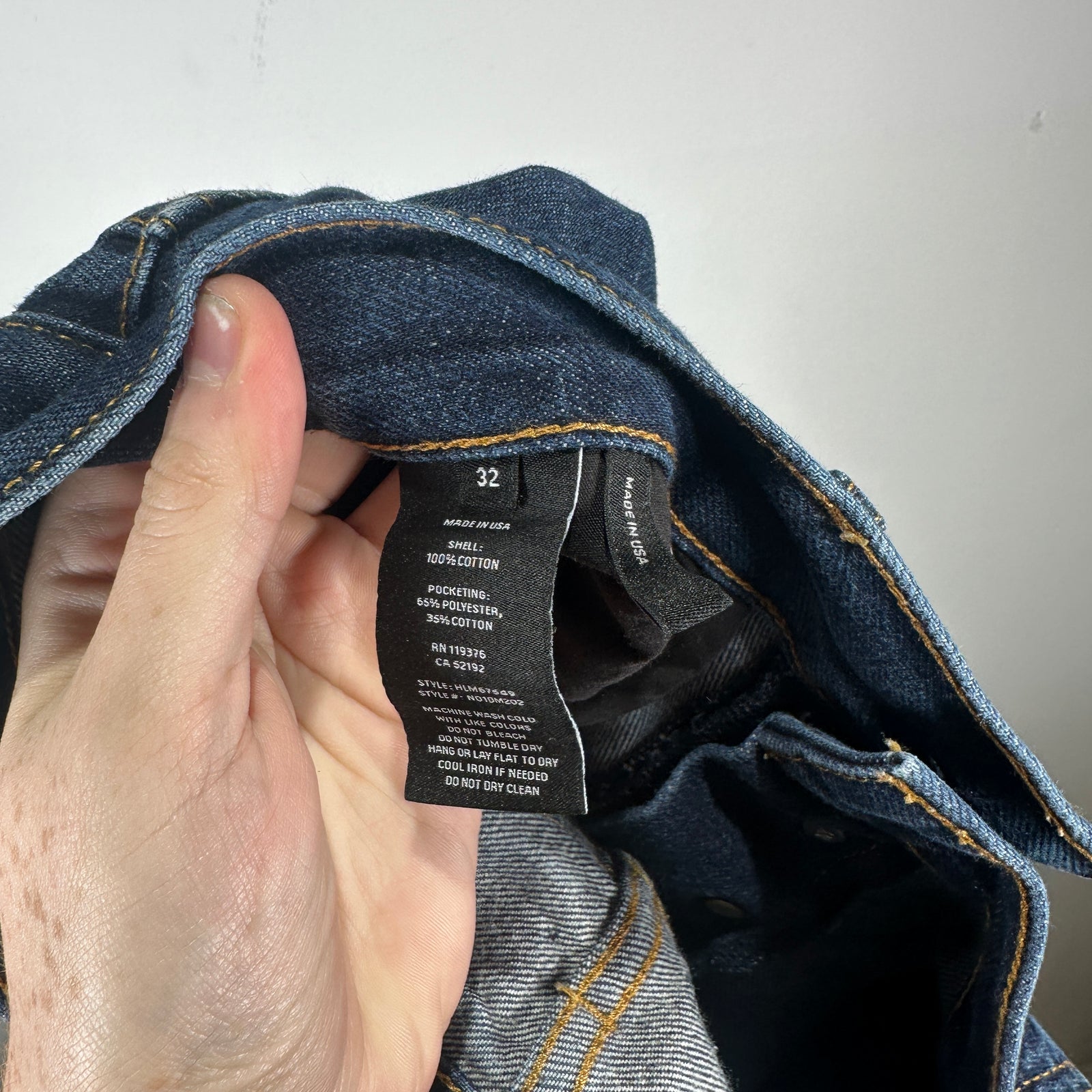 Helmut Lang Darkwash 5 Pocket Denim Size 32