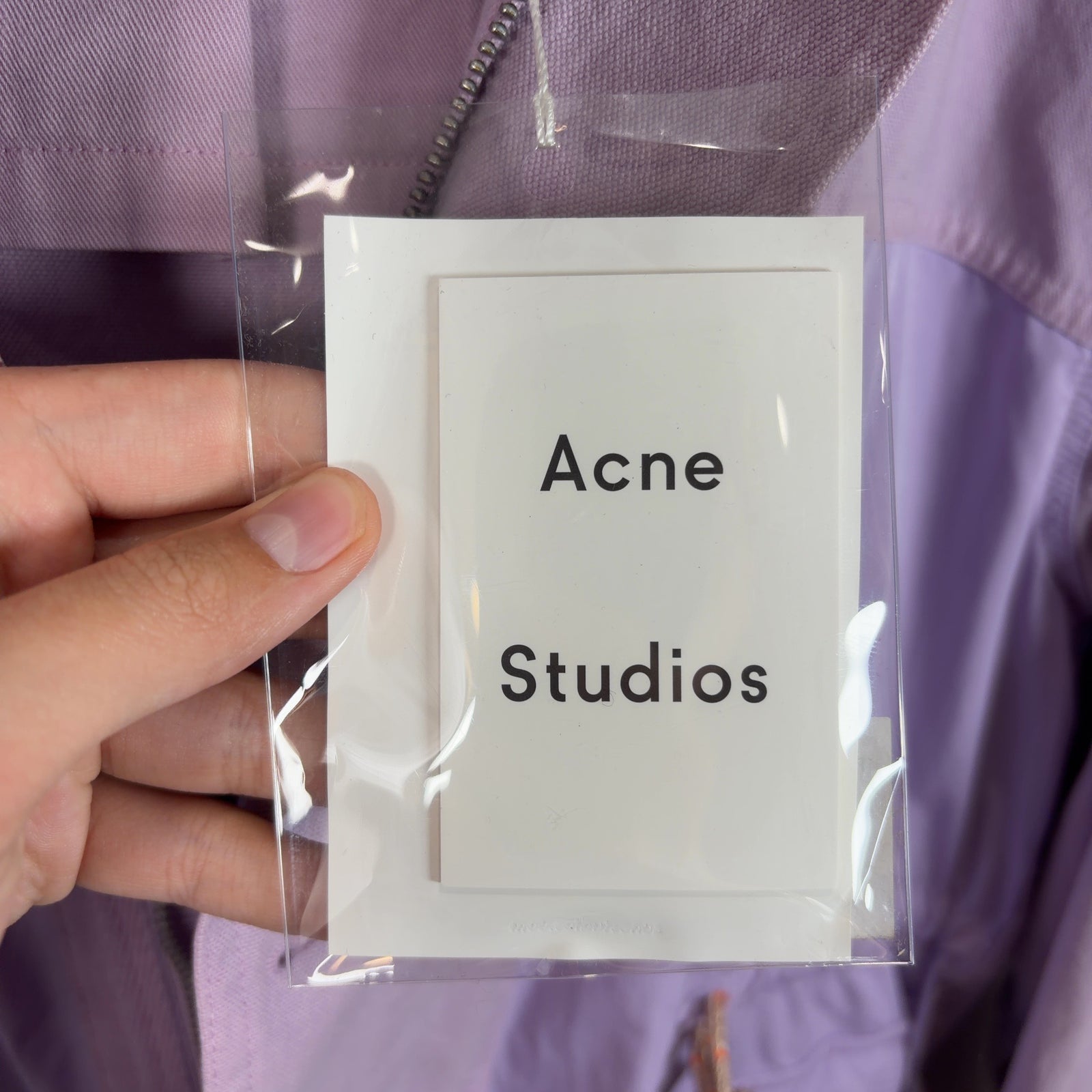Acne Studios Parka Hooded Patch Pockets Light Jacket