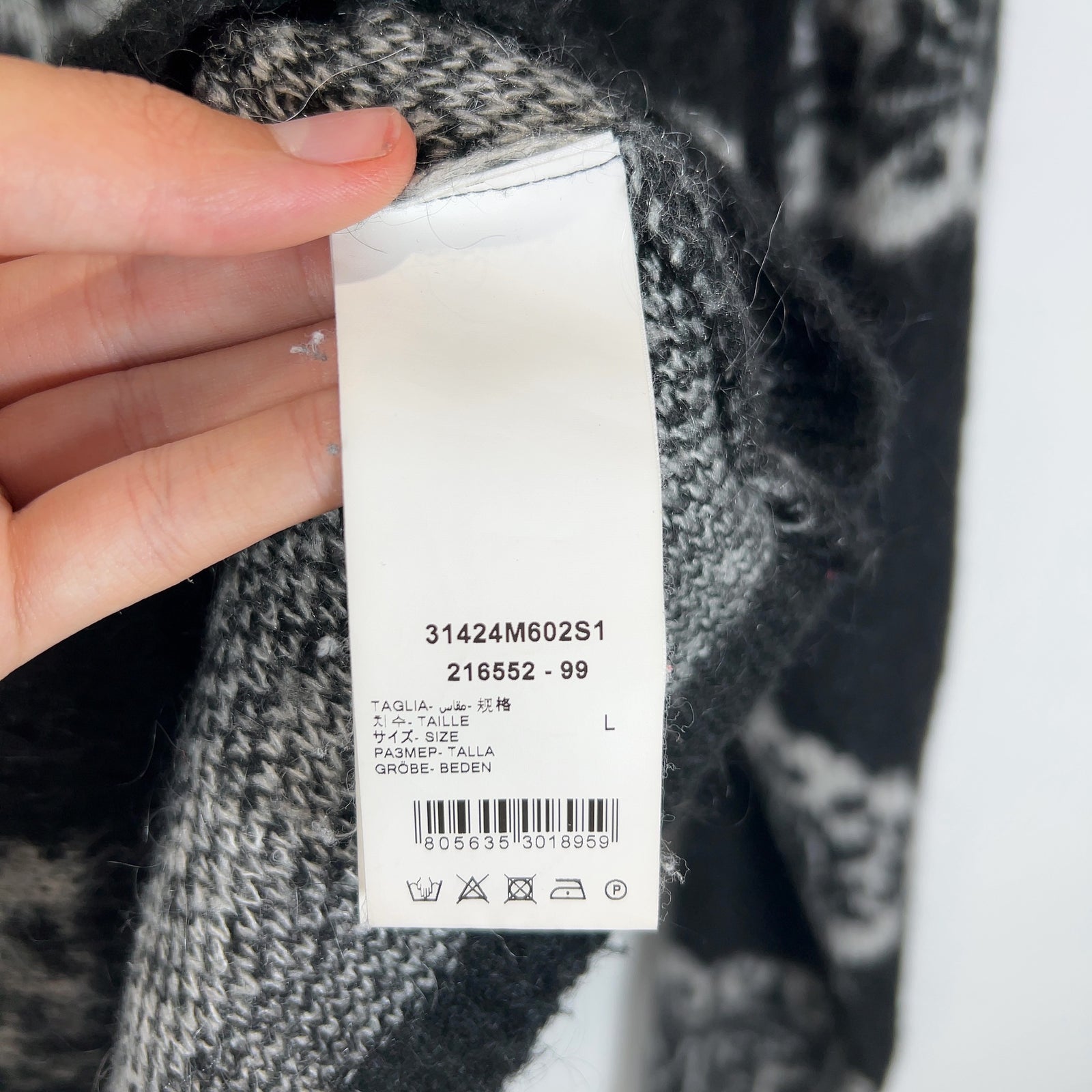 424 Paisley Knit Sweater