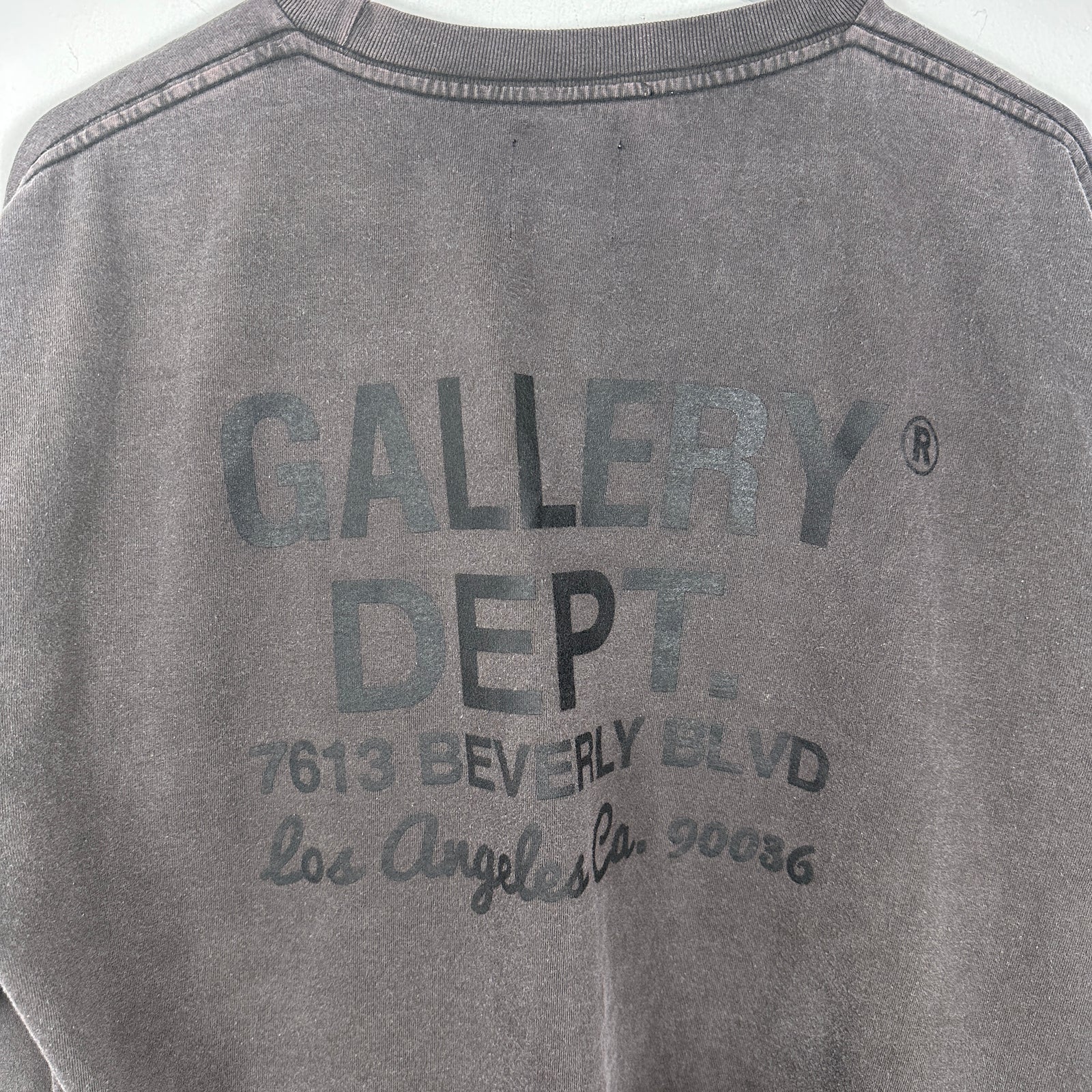 Gallery Dept. Grey Flame Logo Longsleeve Size XL