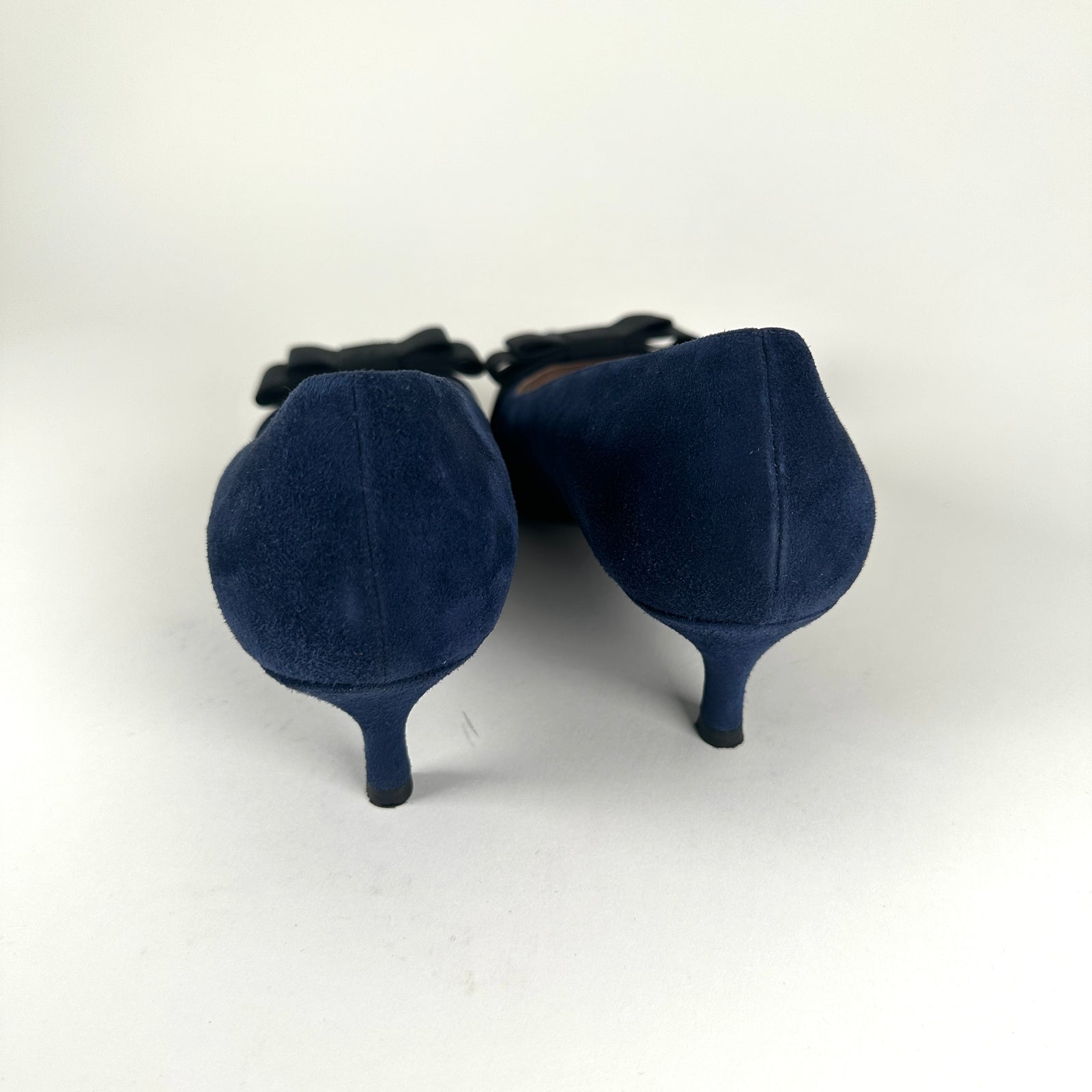 Miu Miu Bue Suede Kitten Heel Size 40