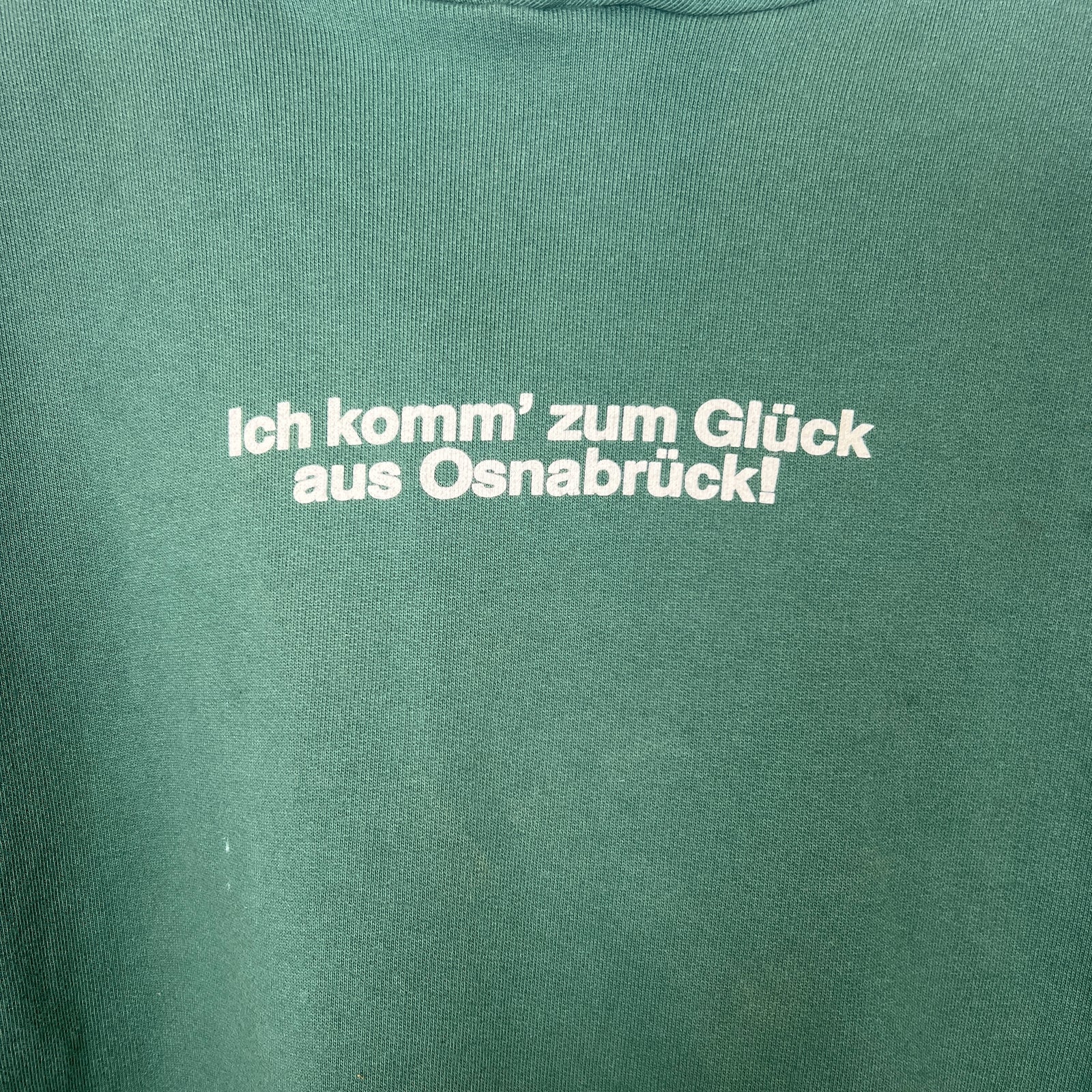 Vetements Green German Tourist Hoodie Size S