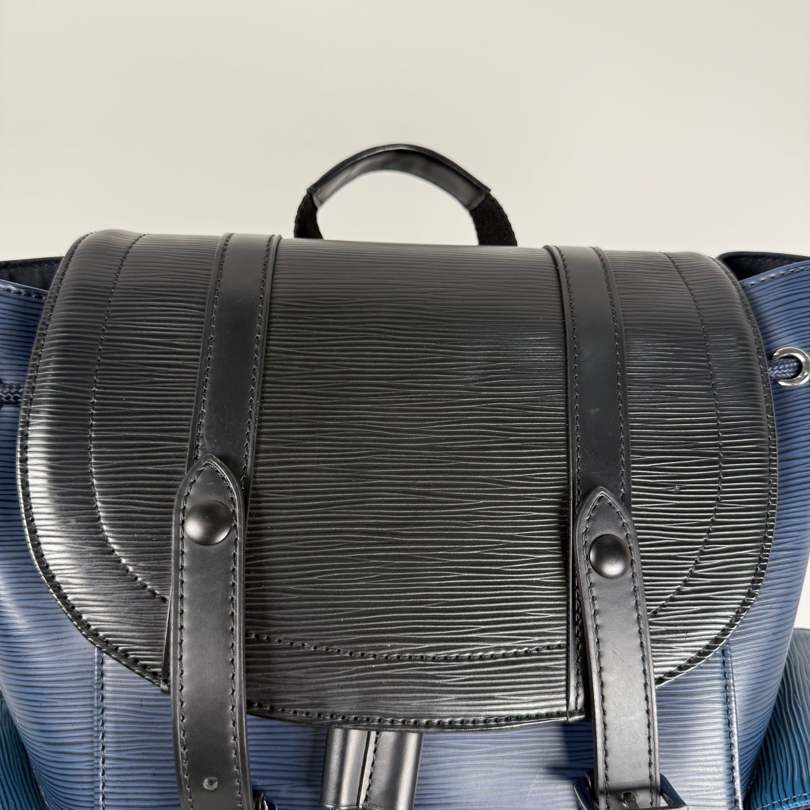 Louis Vuitton Epi Christopher Damier Cobalt Backpack