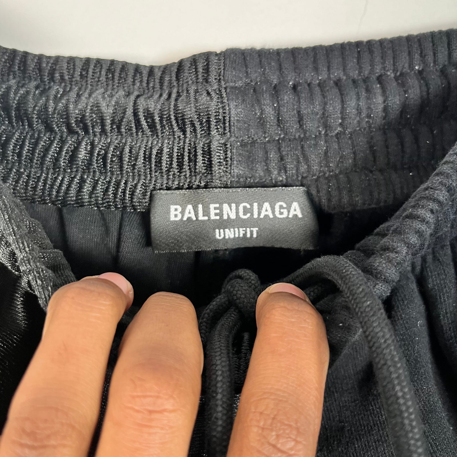 Balenciaga Silk Split Hybrid Sweatpants Size M