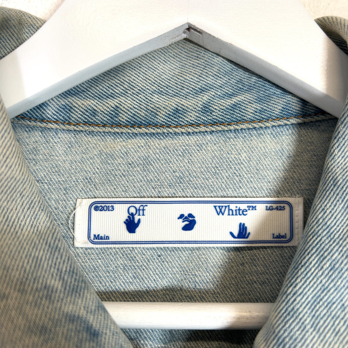 Off-White Bleach Denim Jacket