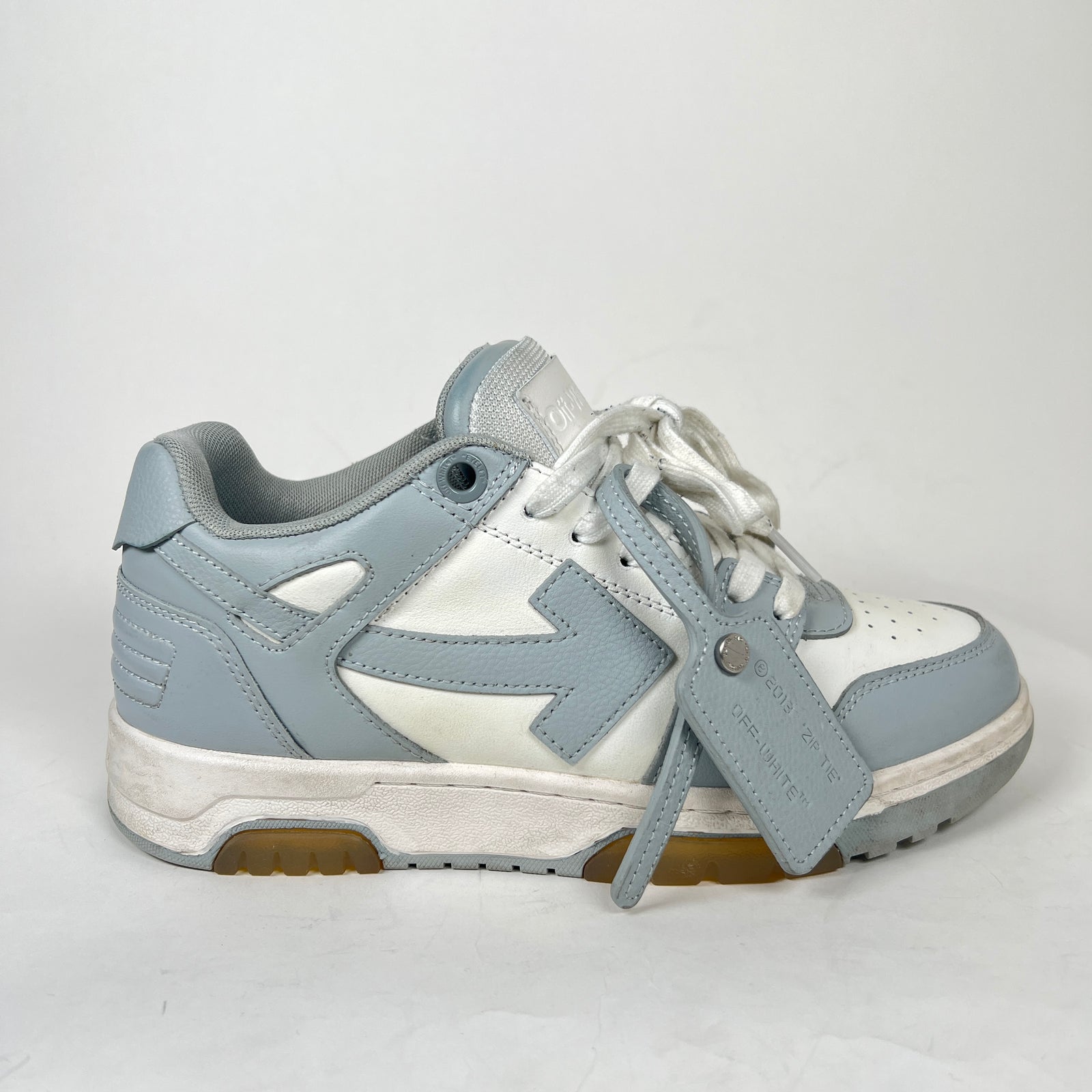 Off White Blue/White Out The Office Sneaker Size 40