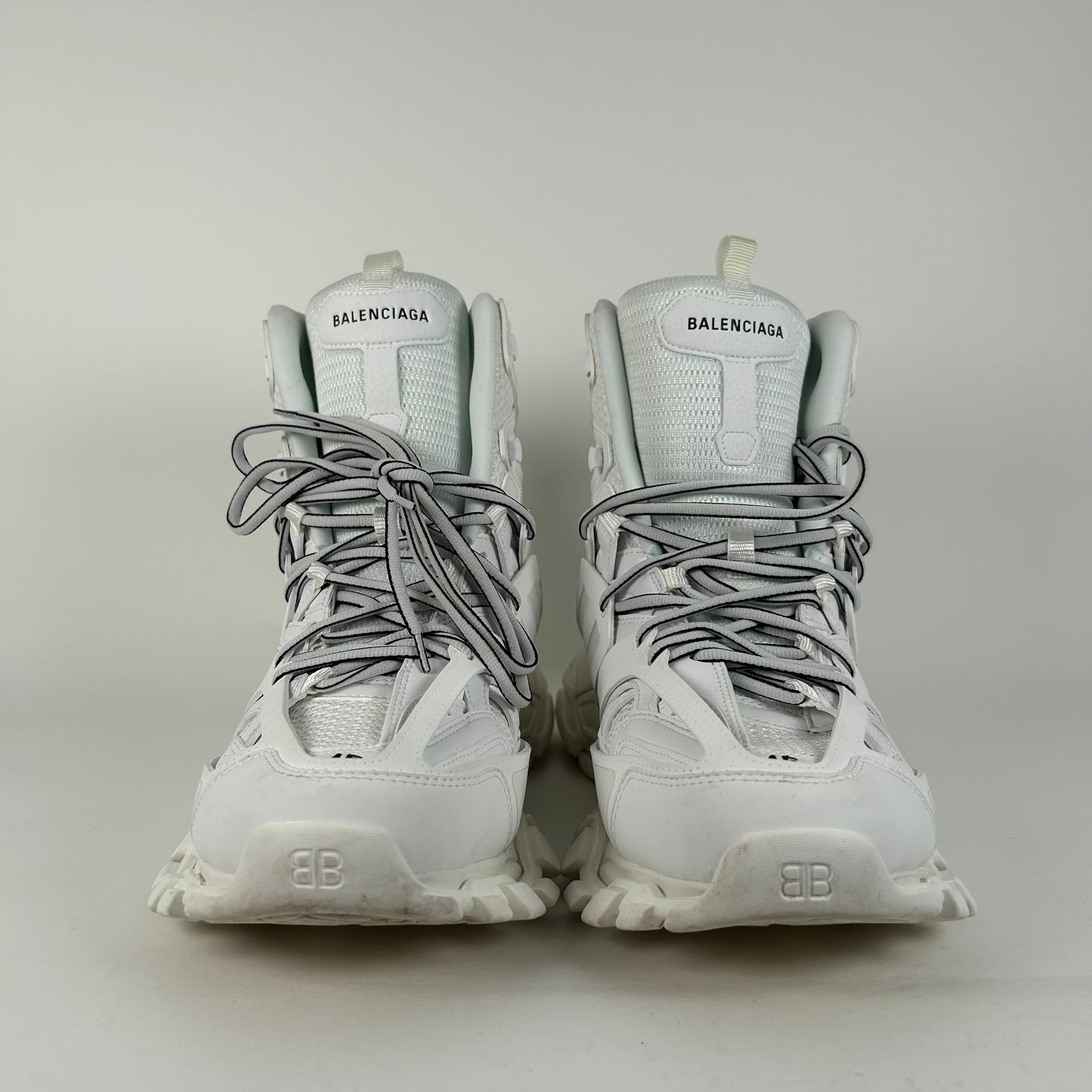 Balenciaga Hike White High Top Track Sneaker Size 12