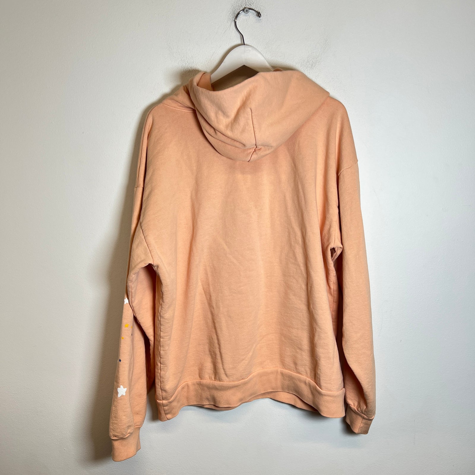 Sp5der Peach Belini SP5 Logo Hoodie Size XL