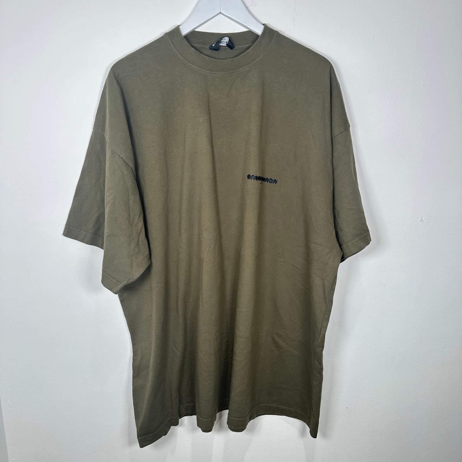 Balenciaga Green 'Strike' T-Shirt Size 4