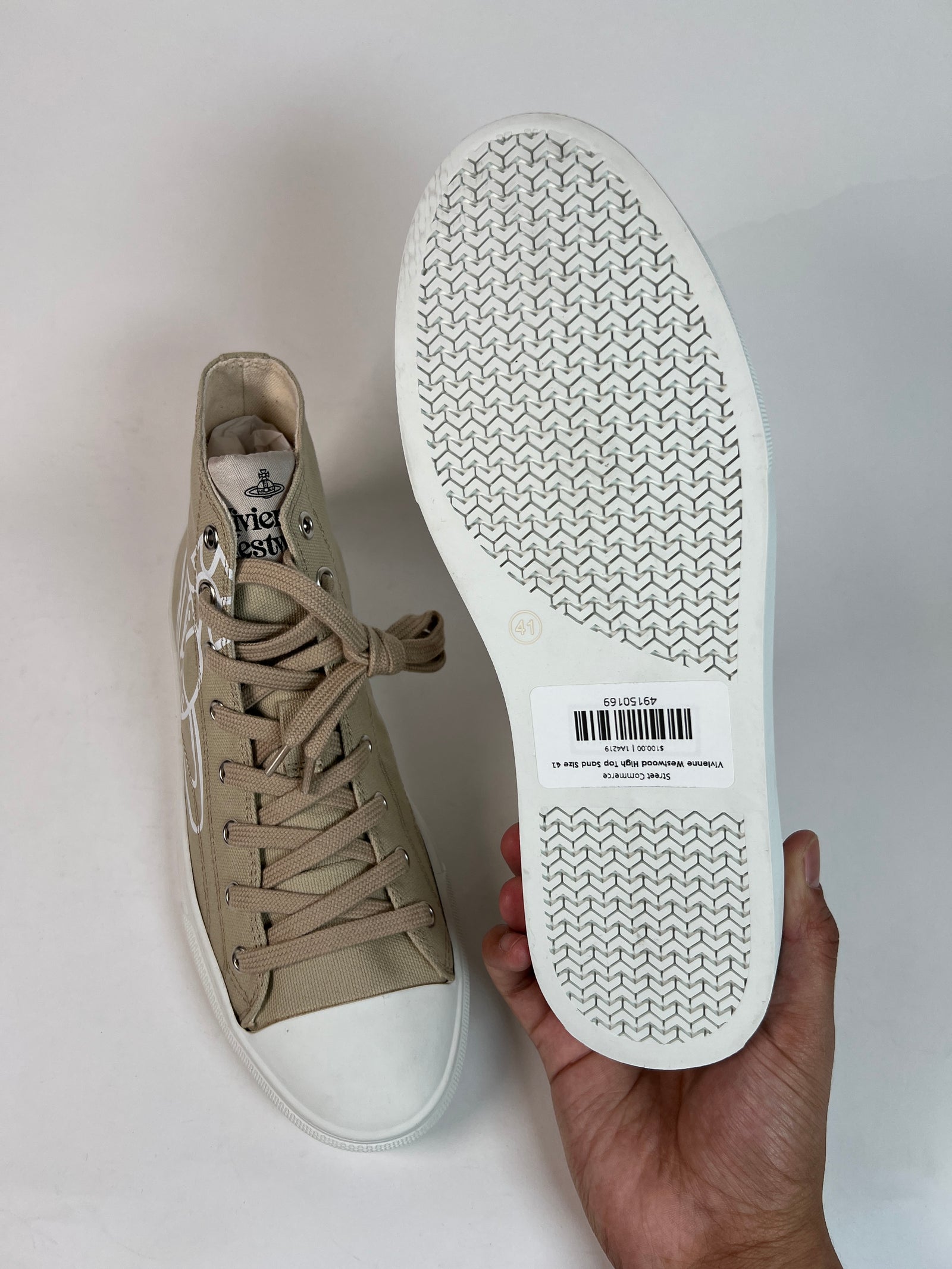 Vivienne Westwood High Top Sand Size 41