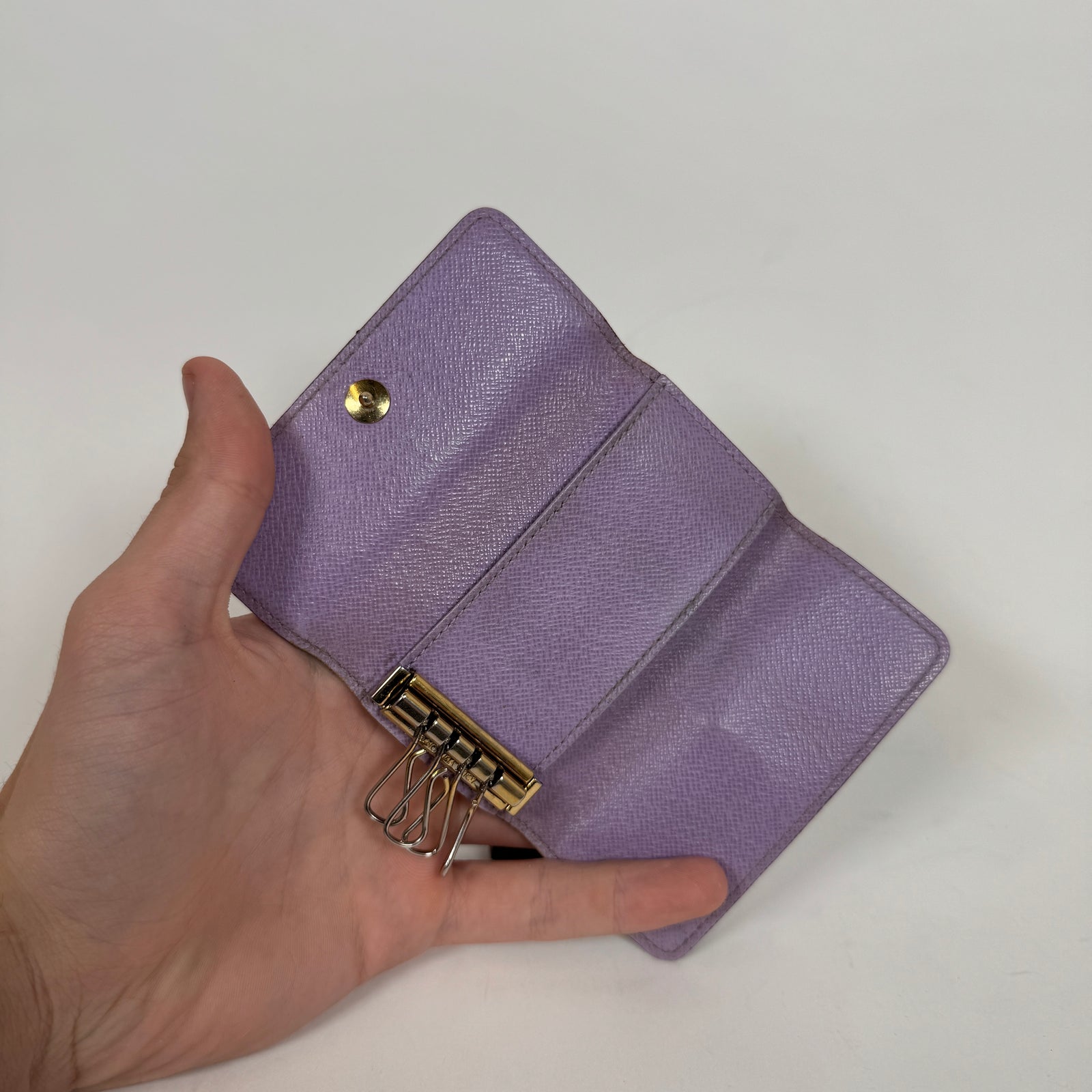 Louis Vuitton Black Monogram Multicolor Key Holder