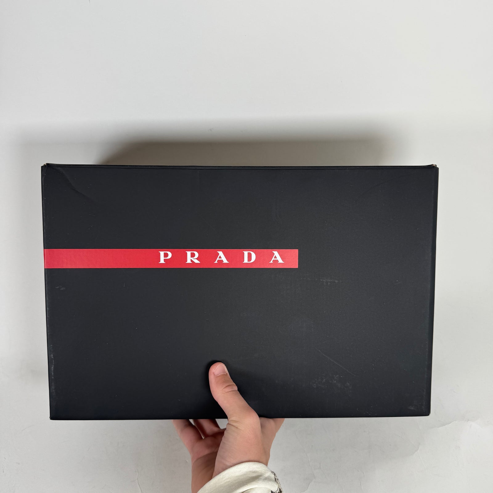 Prada Red/White Patent Leather Cups Size 9