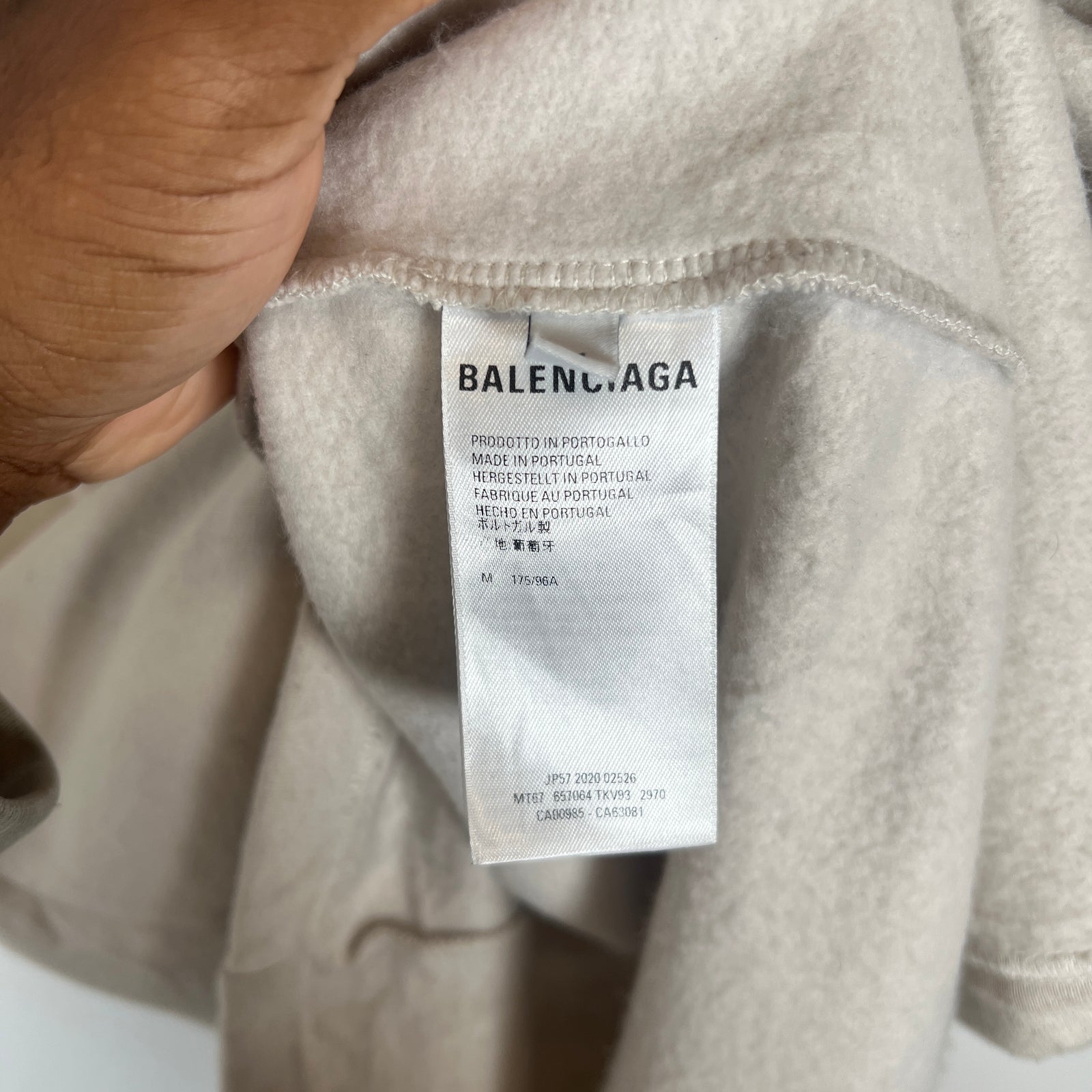 Balenciaga Beige Hooded Vest Size M