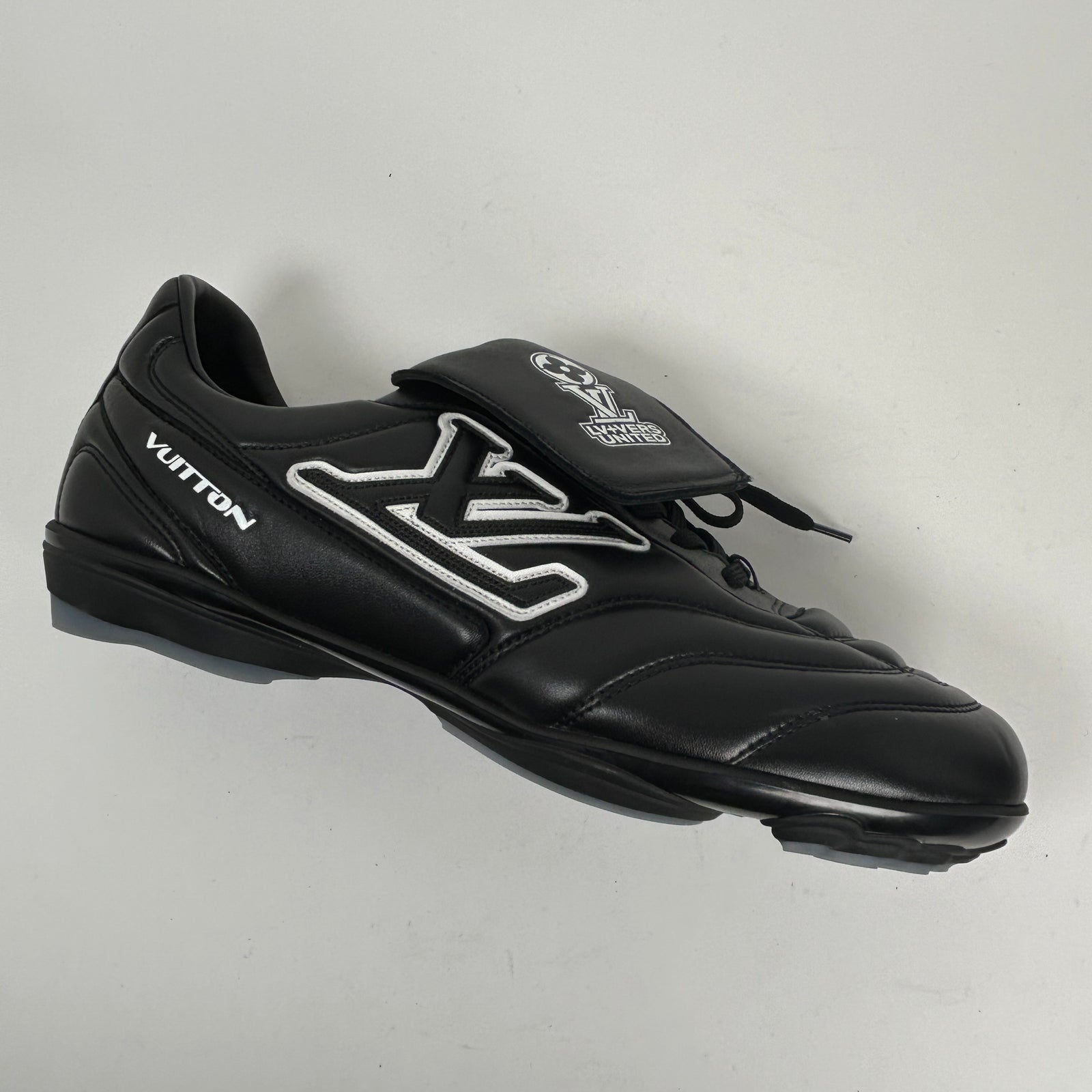 Louis Vuitton Black 'Footprint' Soccer Sneaker Size 10.5 LV