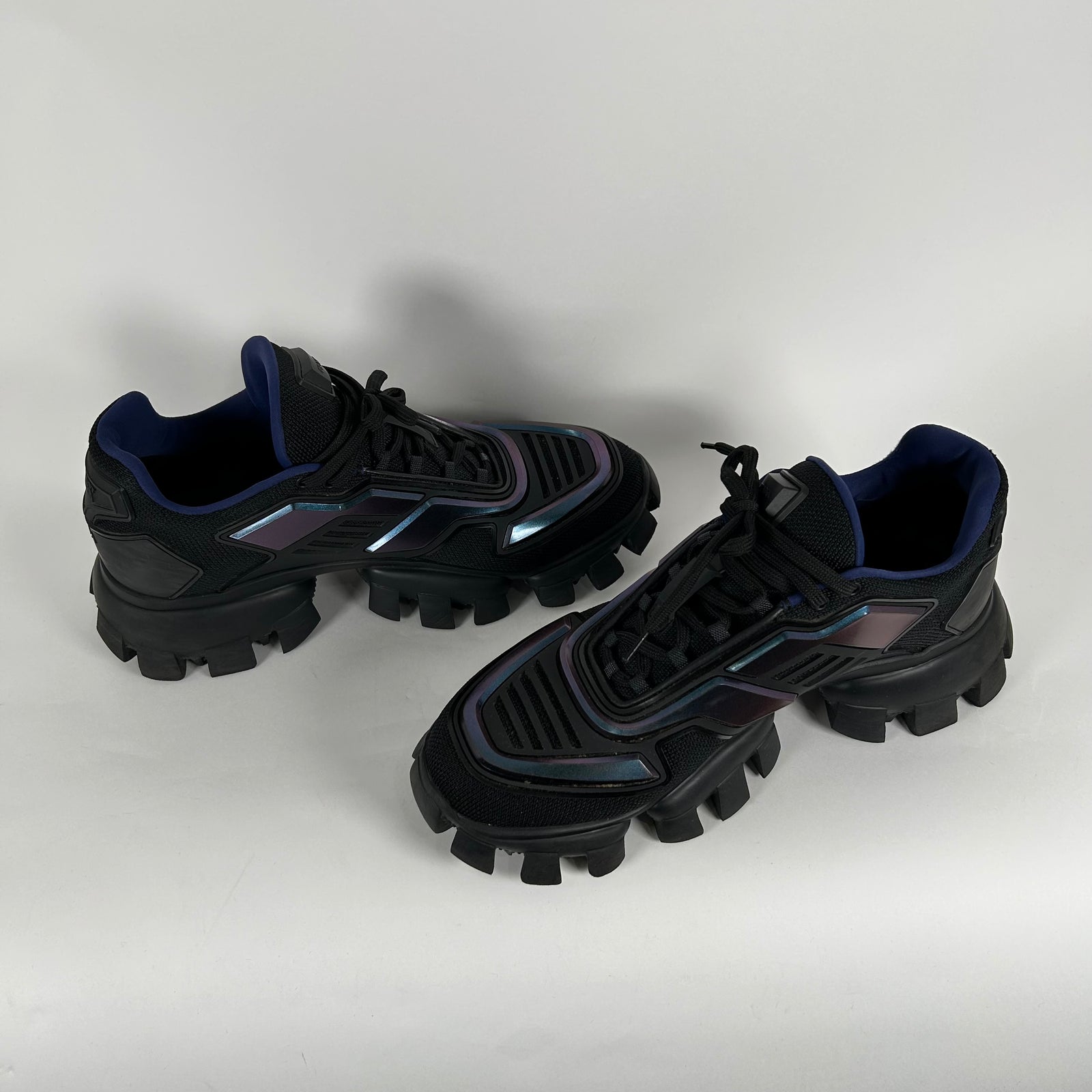 Prada Black /Blue Cloud Bust Thunder Size 8.5