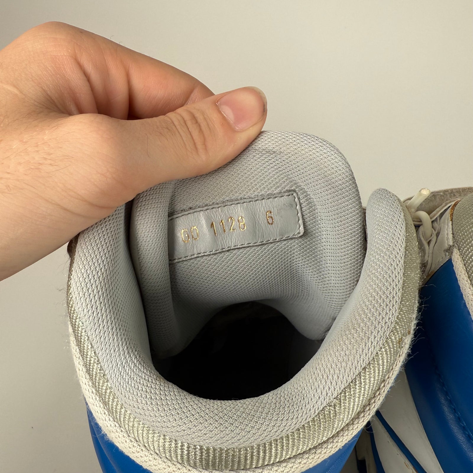 Louis Vuitton Blue Hightop Trainer Size LV 6