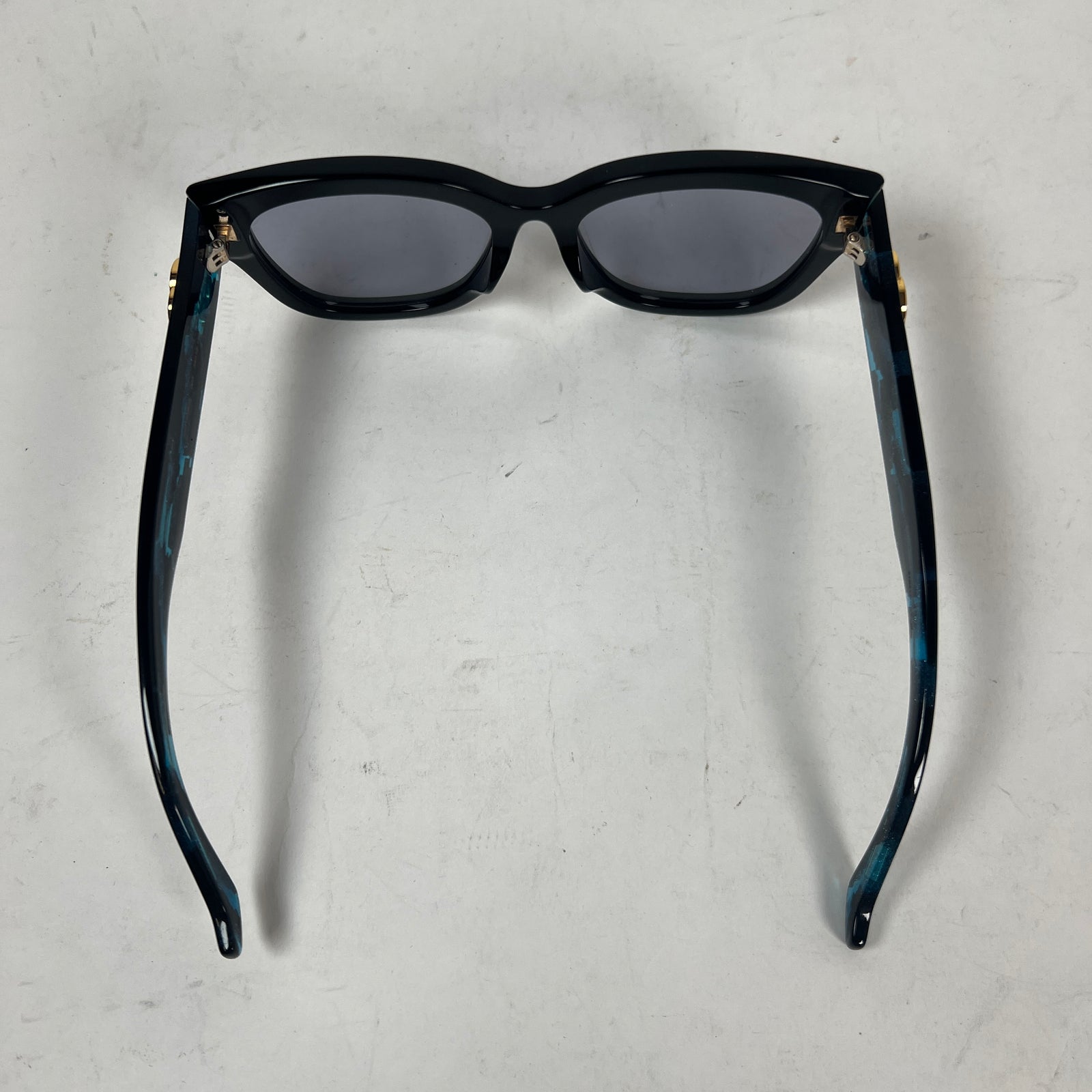 Gucci Black/Blue Butterfly Frame Sunglasses