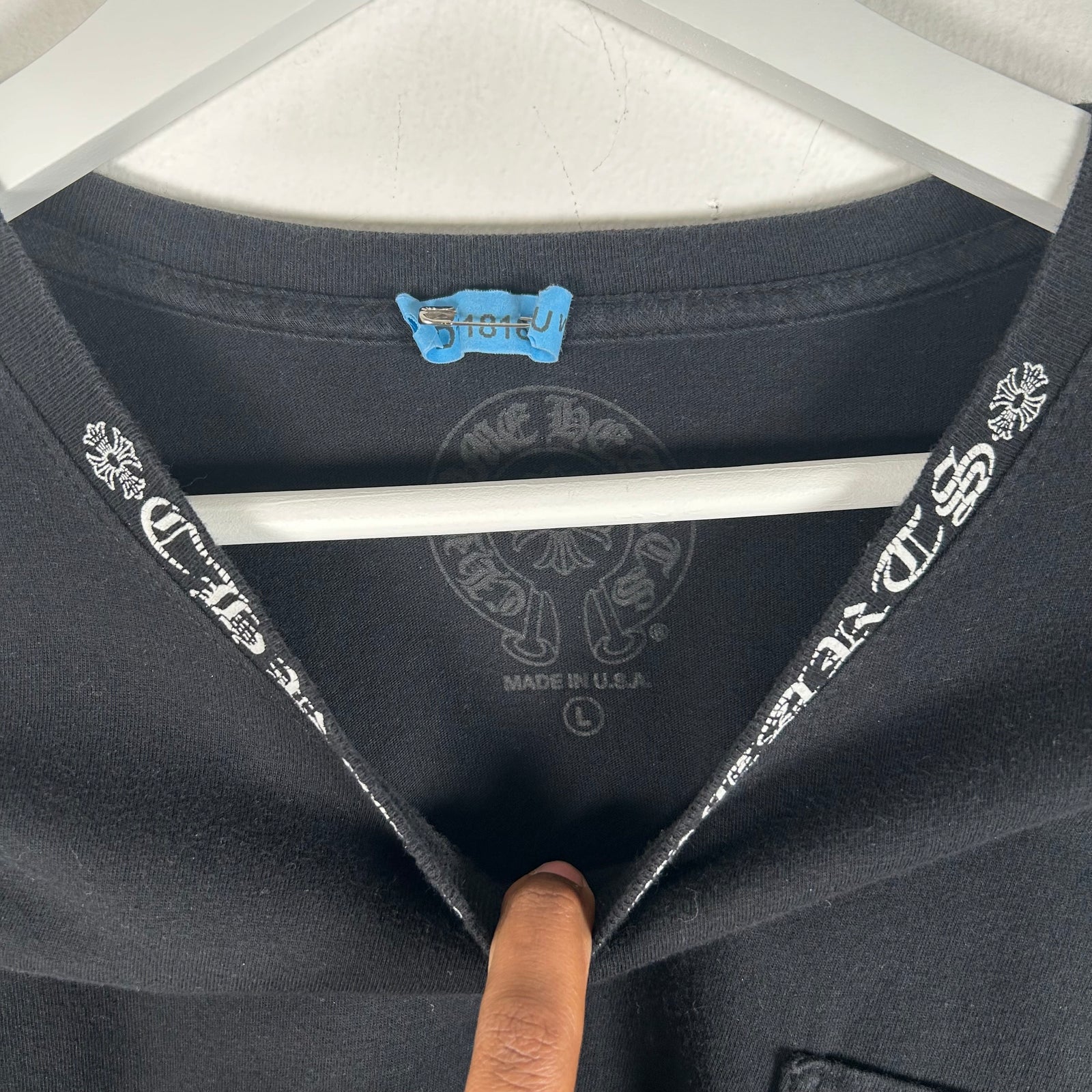 Chrome Hearts Black Arm Logo Longsleeve Size L