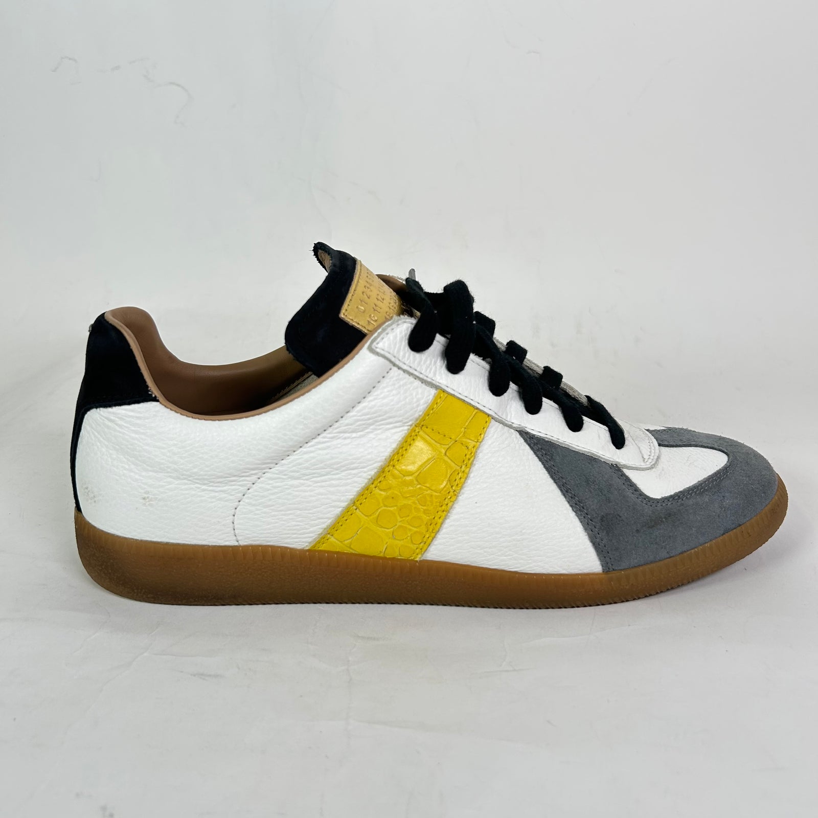 Maison Margiela White/Grey Croc Replica Gats Size 45