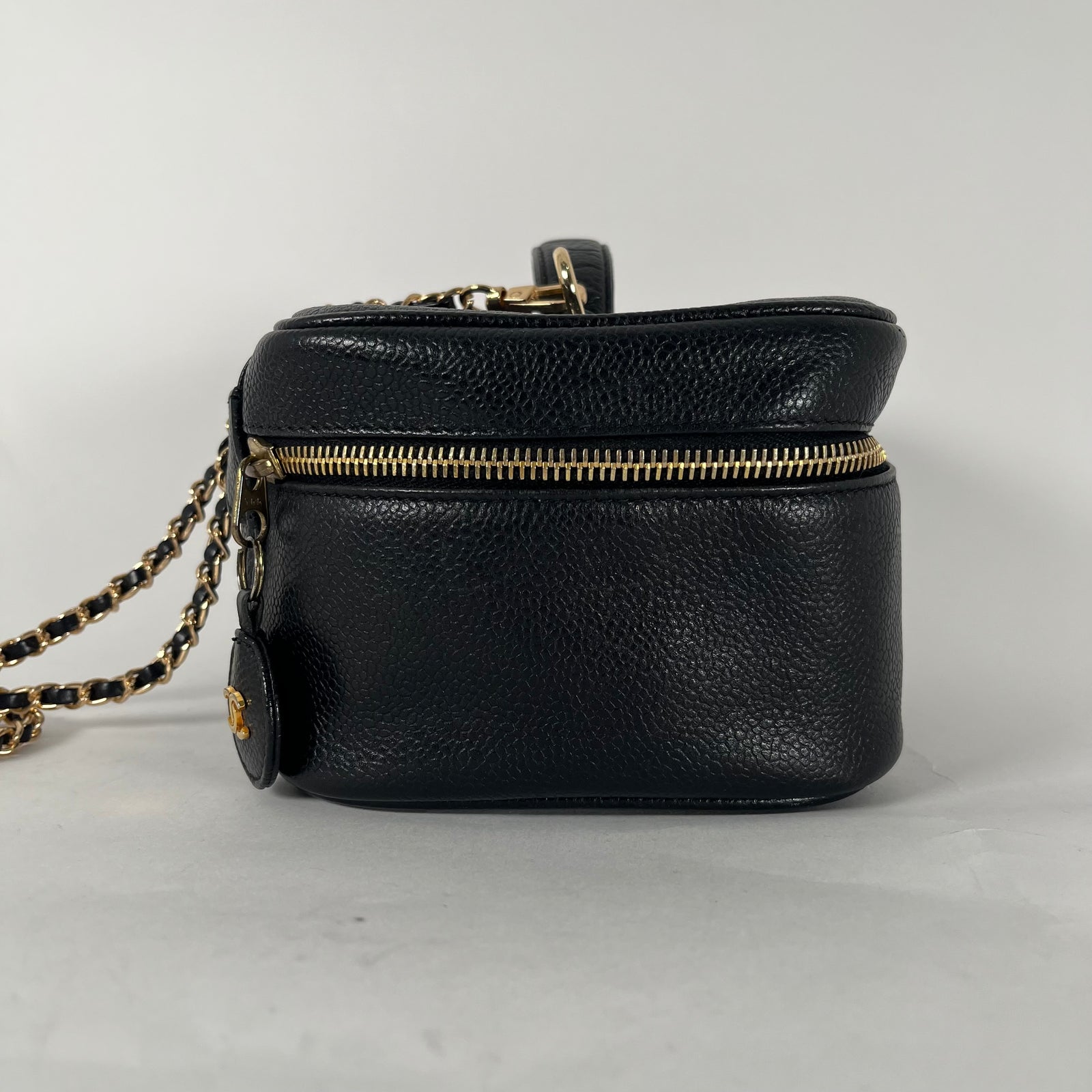 Chanel Caviar Leather Timeless Vanity Case