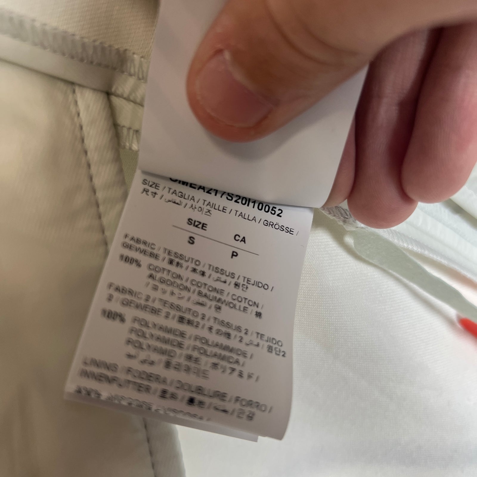 Off-White x Futura Graffiti Arrows Runway Trench Coat Size S