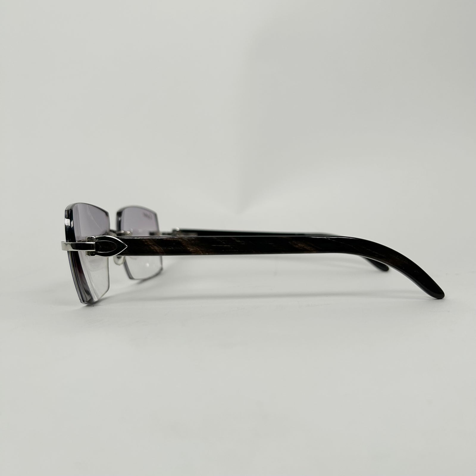 Cartier C Frame Dark Buffalo Horn Glasses