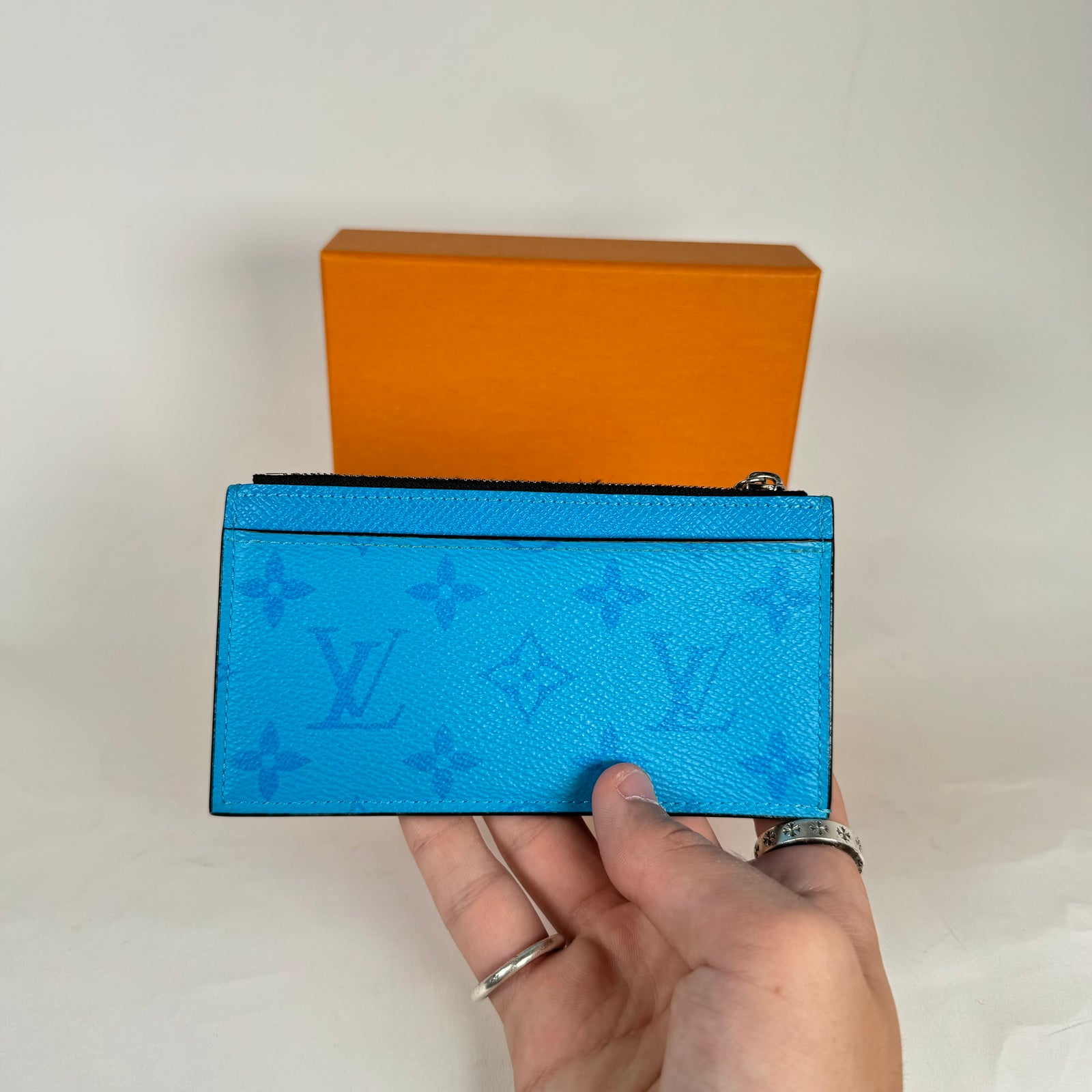 Louis Vuitton Blue Monogram Card Holder