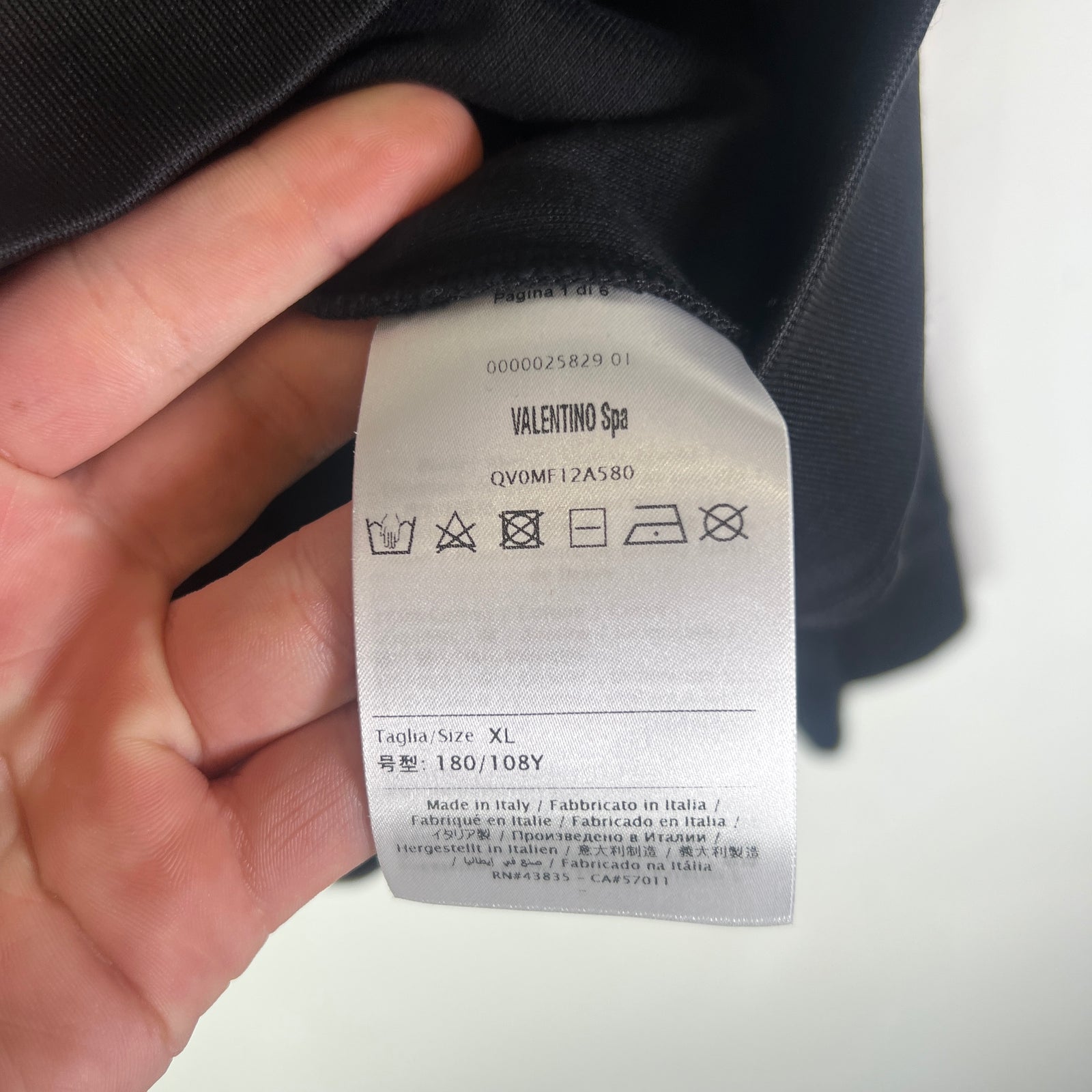 Valentino Black Logo Track Jacket