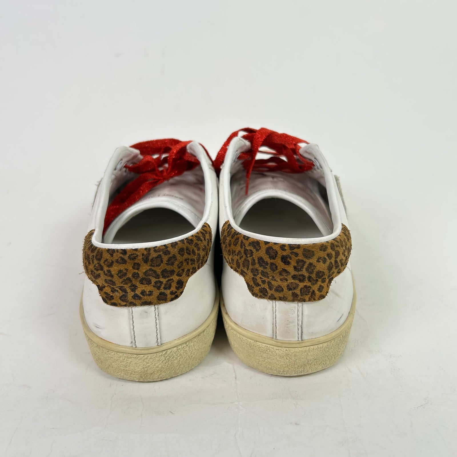 Saint Laurent SL 37 Diamond Leather Lowtop Sneakers