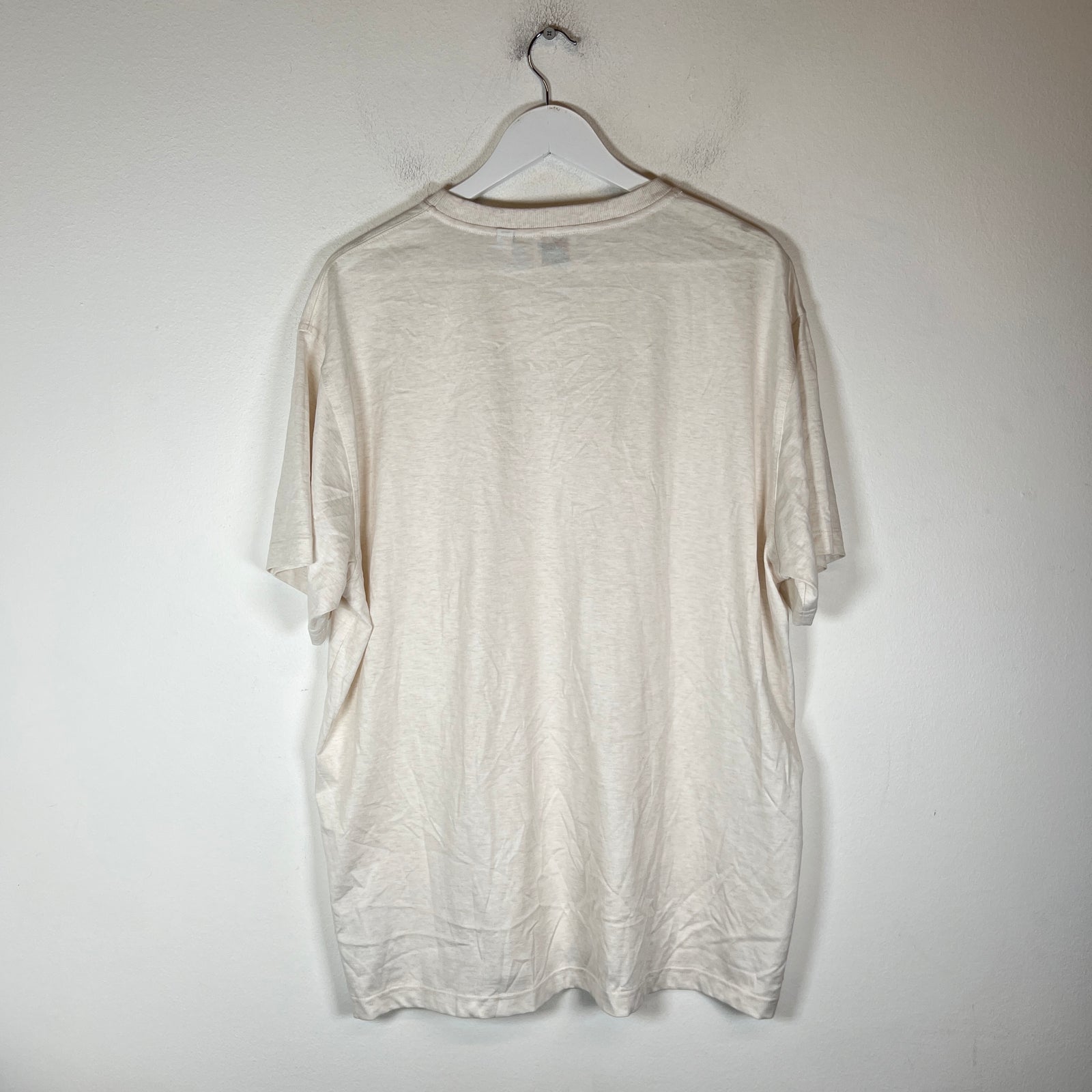 Burberry White Tonal Logo T-Shirt Size L