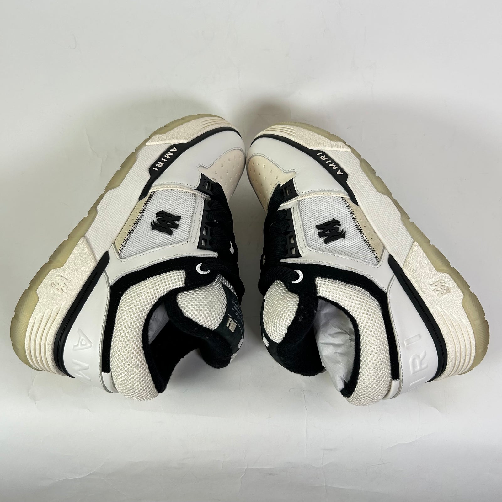 Amiri White/Black MA-1 Sneaker Size 46