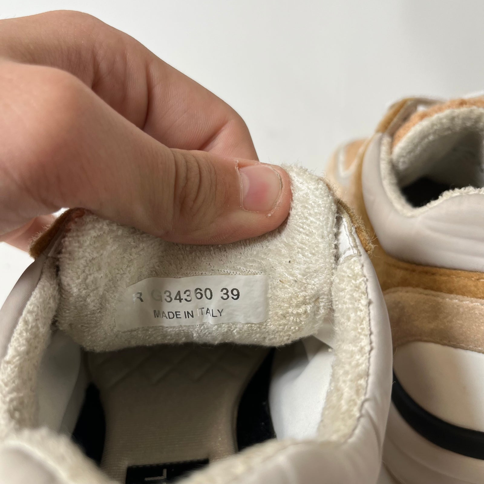 Chanel Brown Tweed Tennis Trainer Size 39