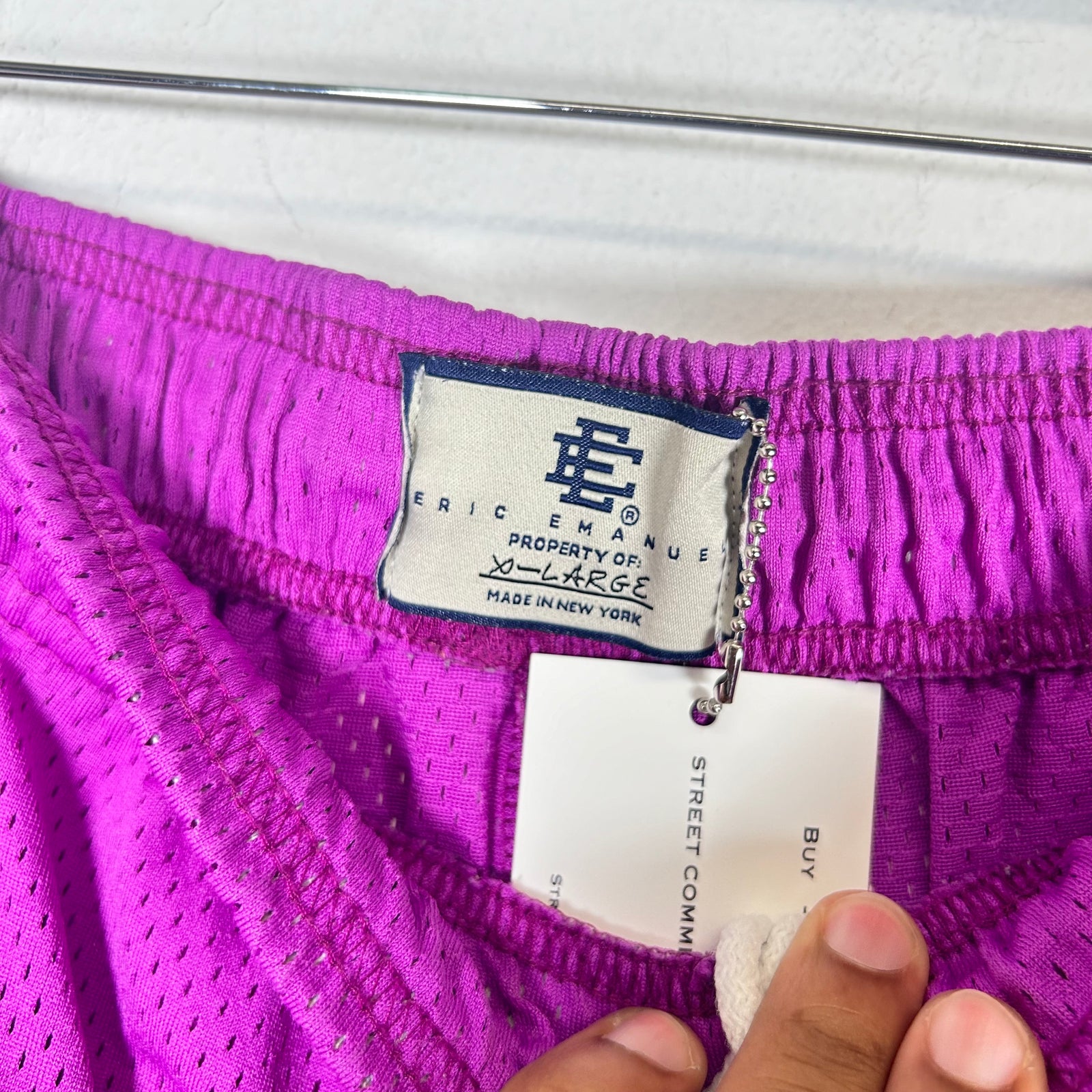Eric Emanuel Purple / Green Shorts Size XL