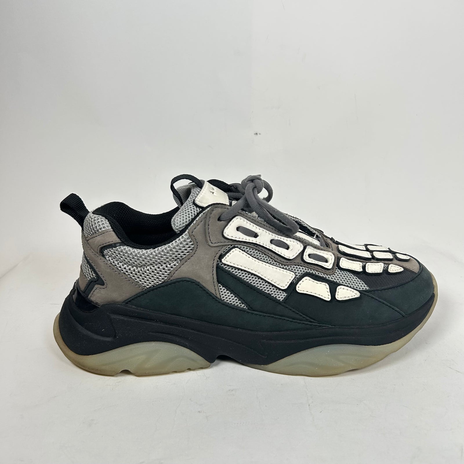 Amiri Black/Grey Bone Runner Size 43