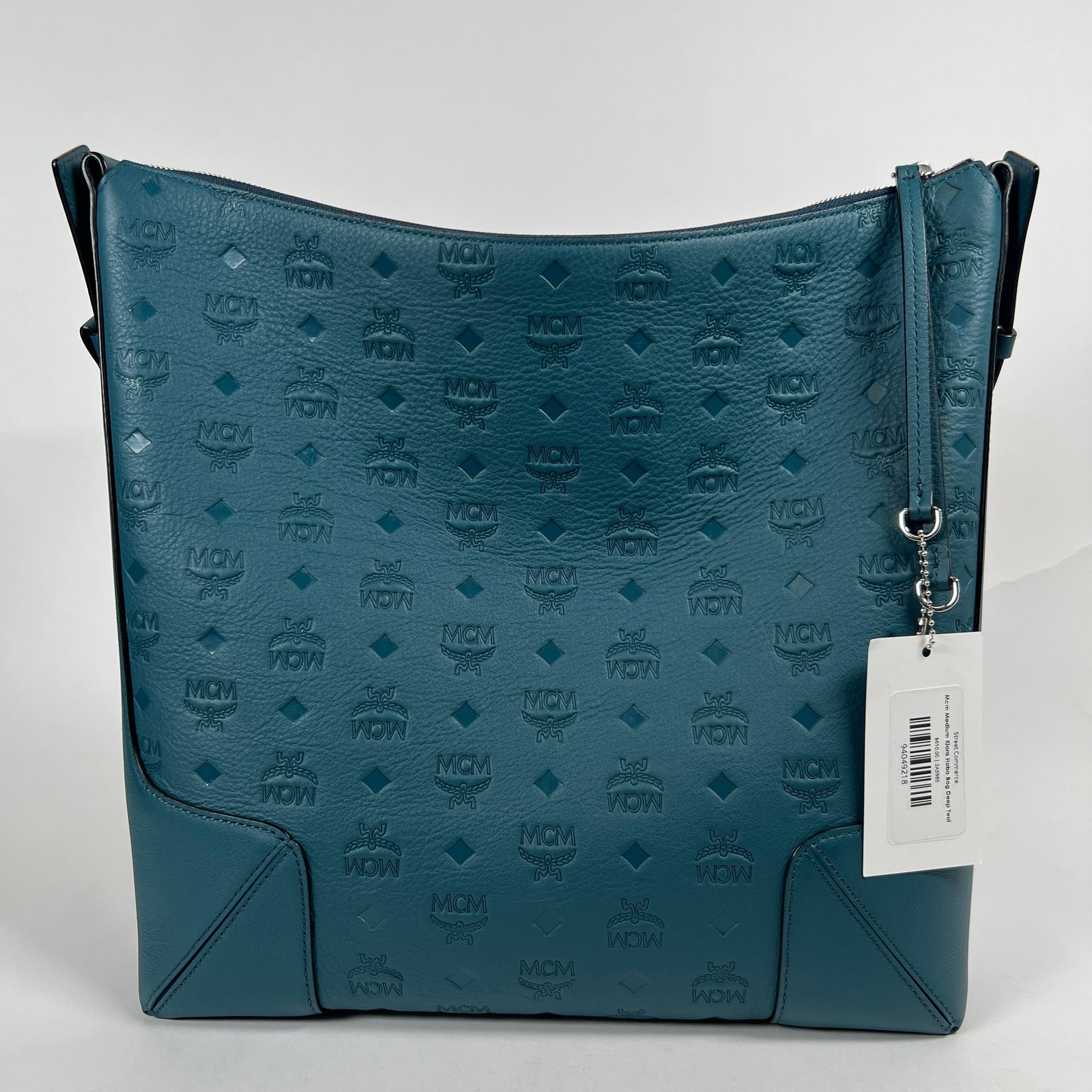 Mcm Medium Klara Hobo Bag Deep Teal