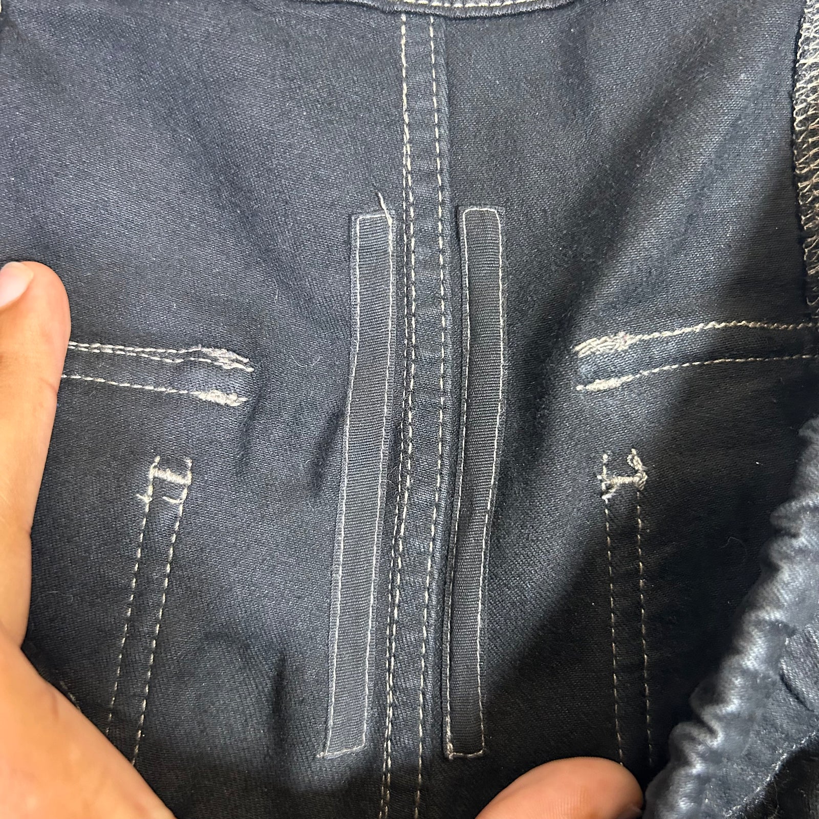Rick Owens DRKSHDW Waxed Creatch Cargo Pants