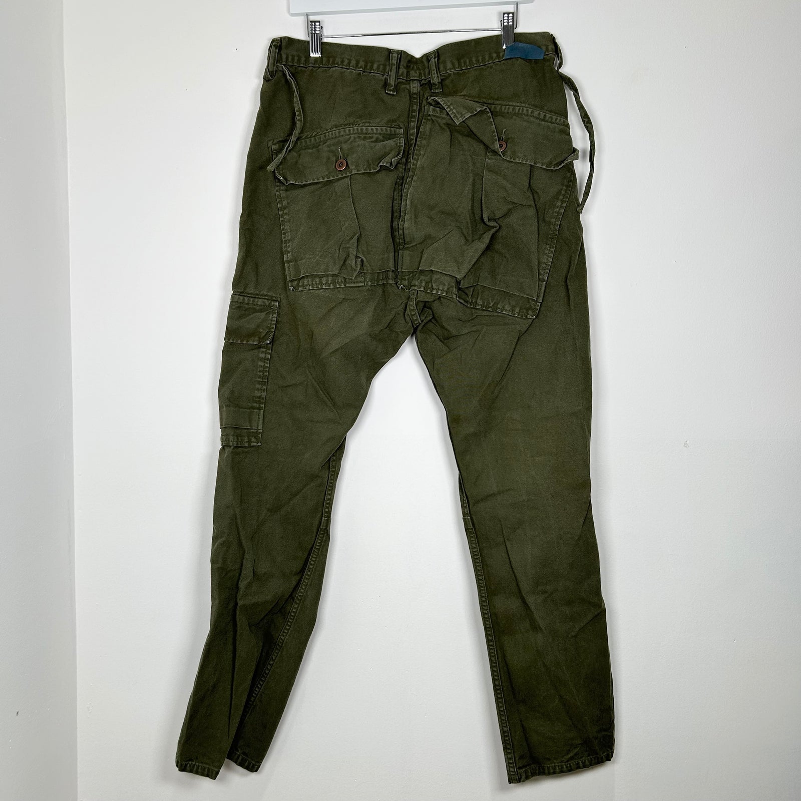 Kapital Green Fatigue Cargo Pants Size 2XL