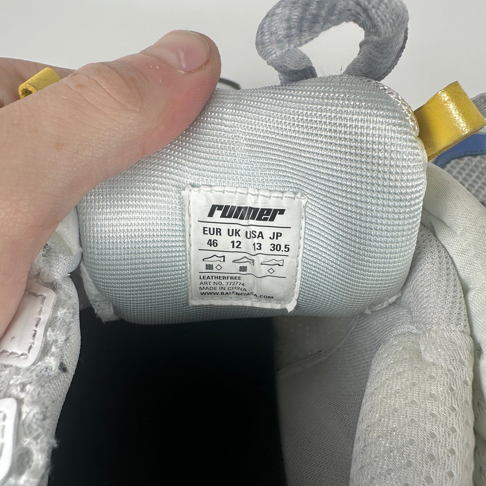 Balenciaga Multi-Color 2.0 Runners Size 13