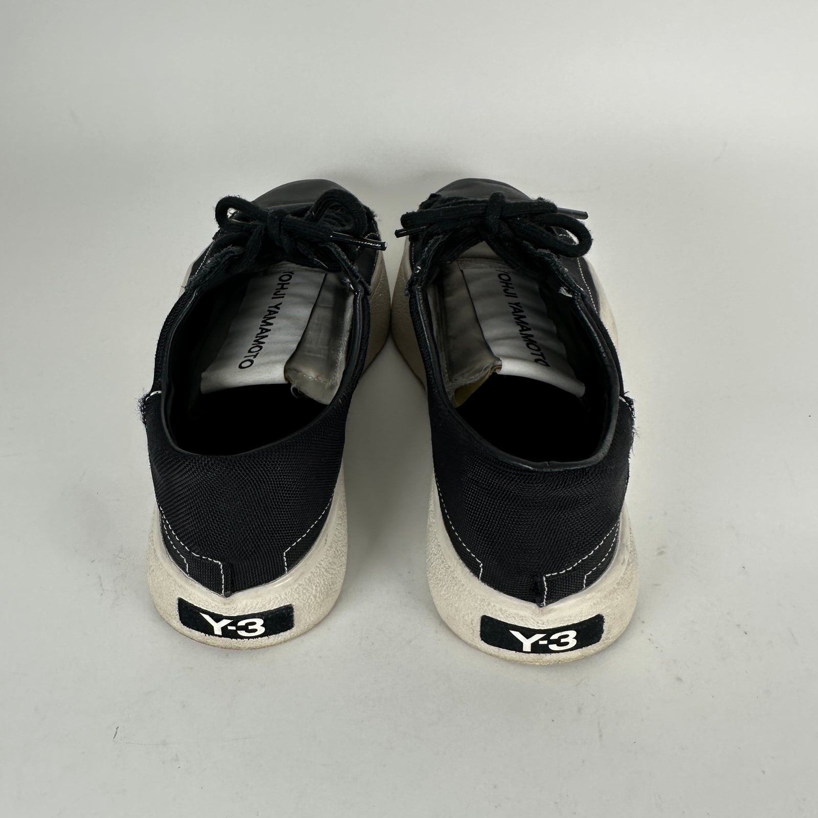 Y-3 Yohji Yamaoto Low Top Black Sneaker Size 10.5