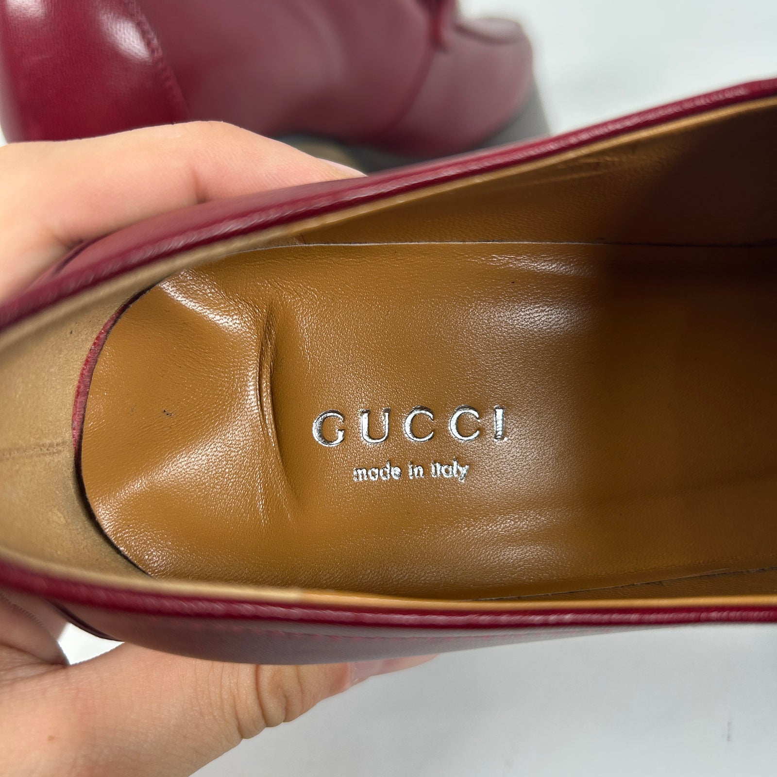 Gucci Lady Horsebit Loafer Pumps Size 40.5
