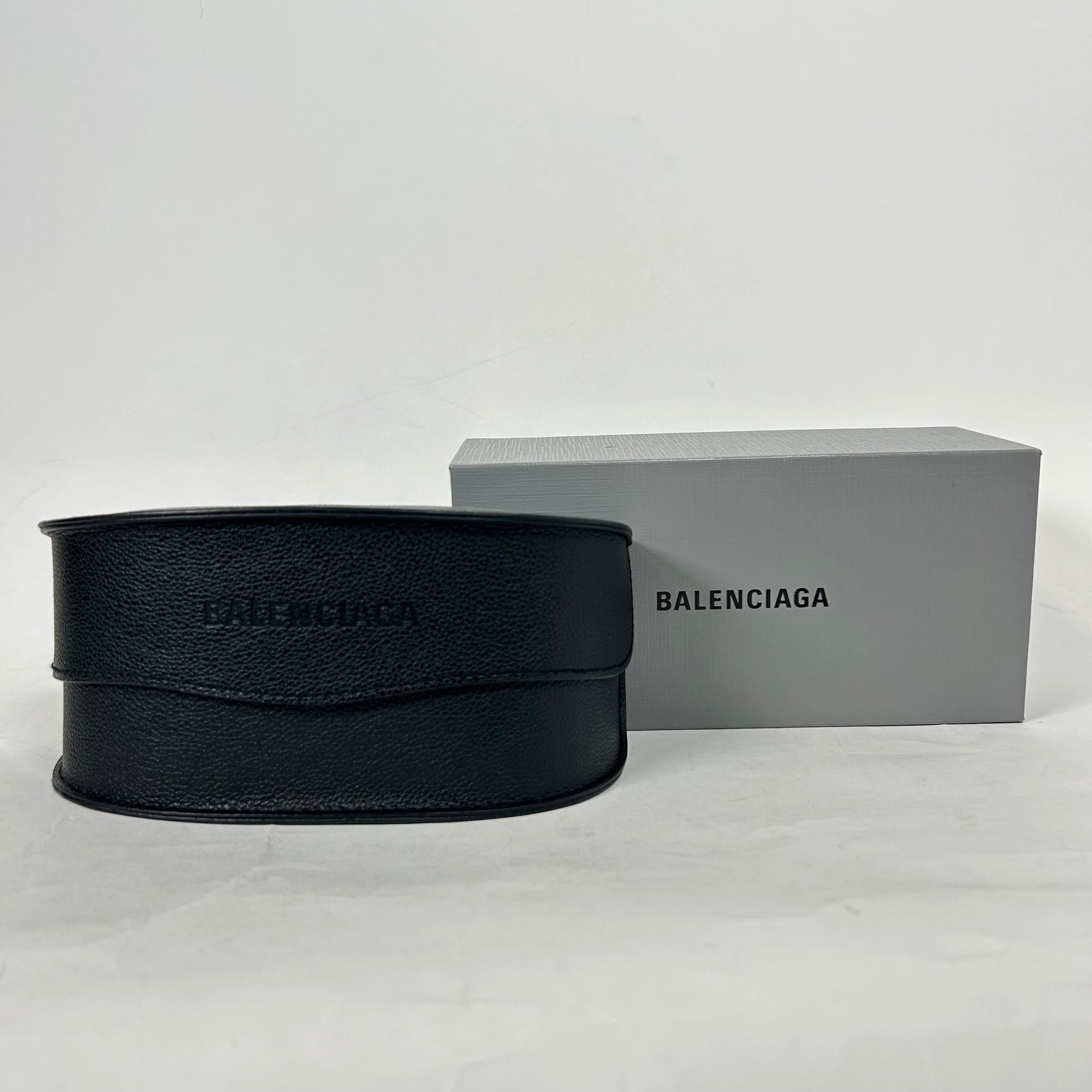 Balenciaga Black Skin Cat Runway Sunglasses