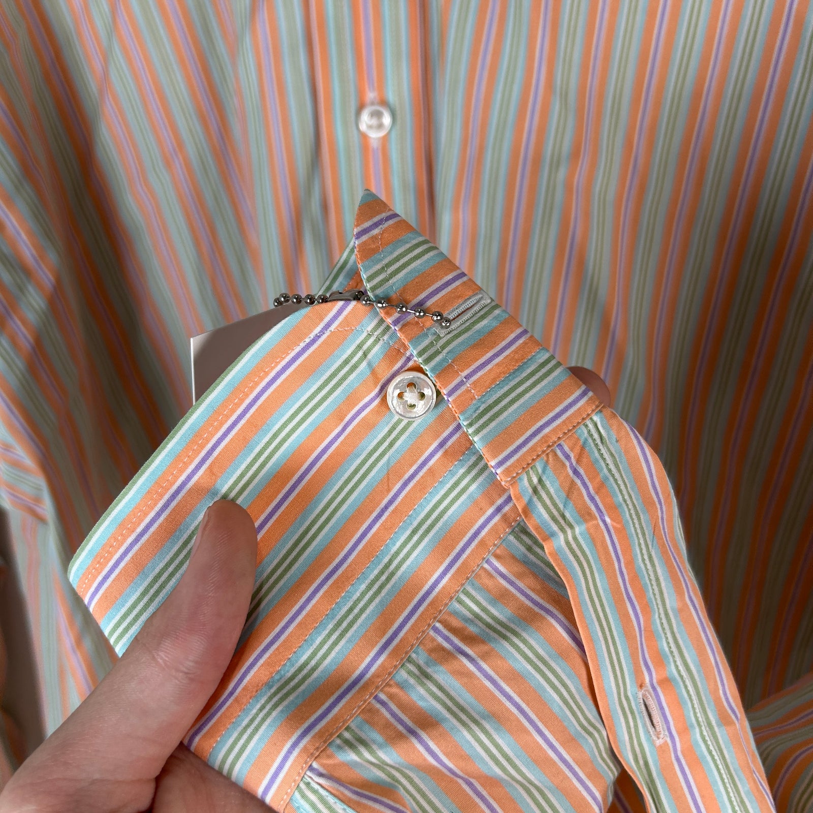 Ralph Lauren Purple Label Striped Shirt Size M