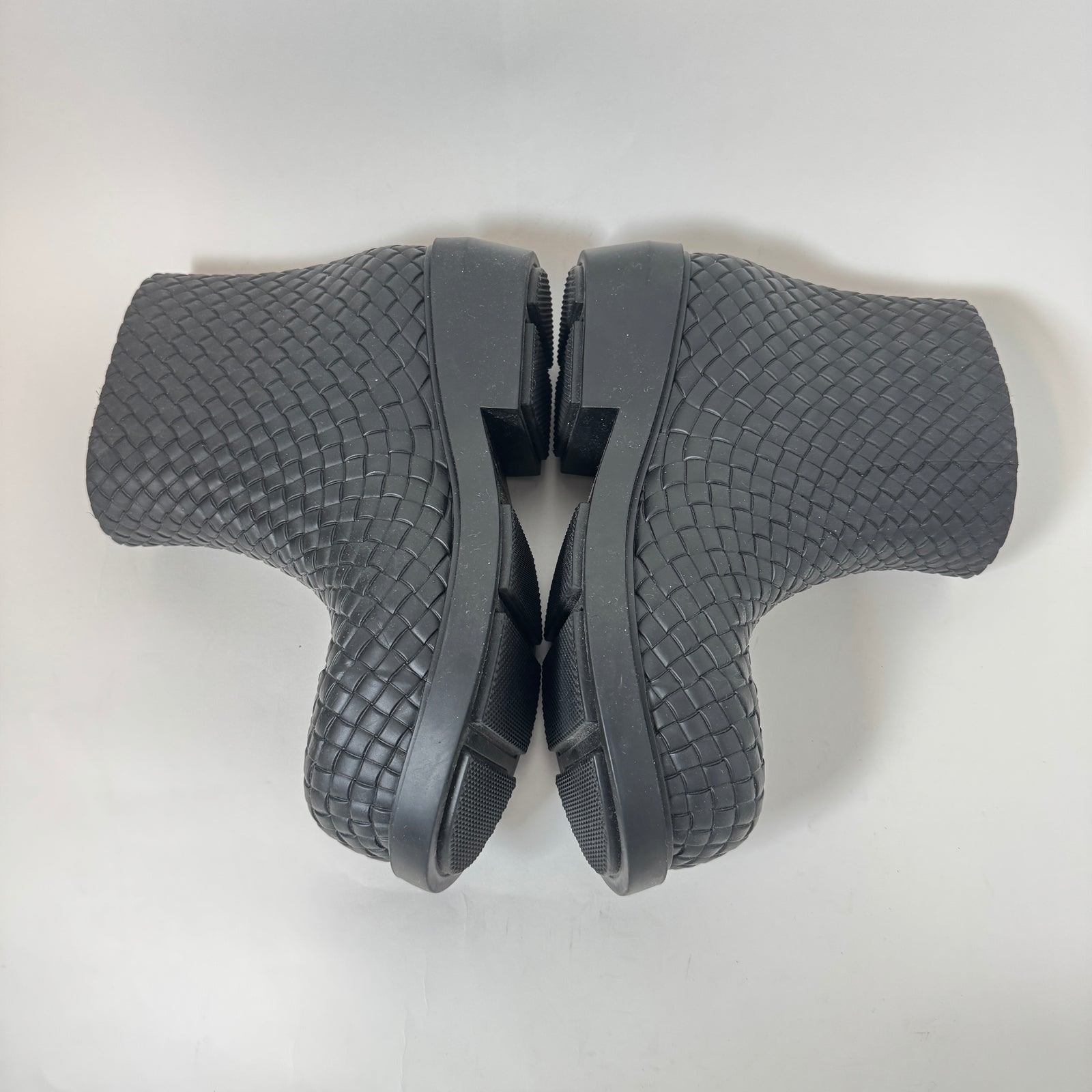 Bottega Veneta Black Fireman Ankle Boot Size 44