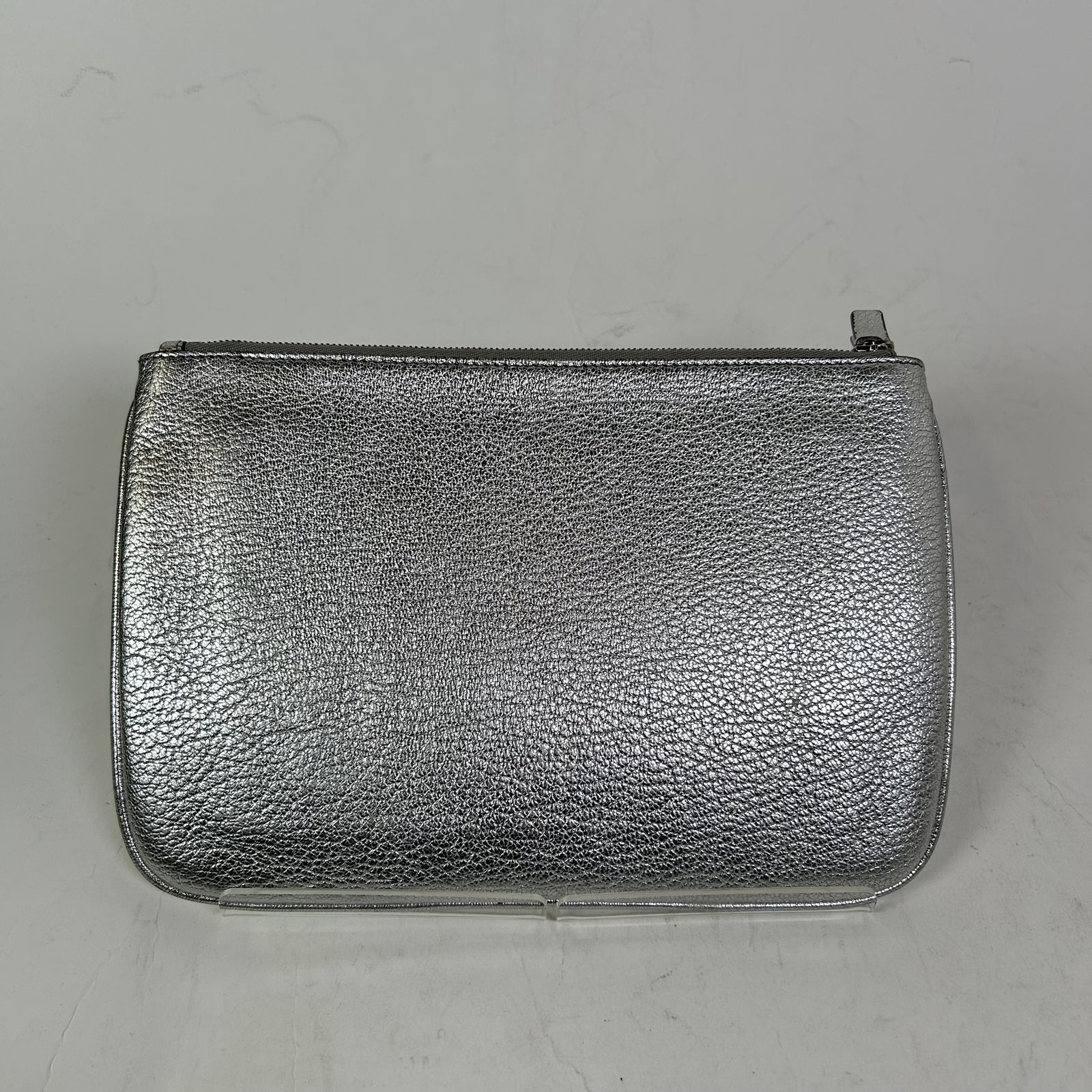 Balenciaga Silver Everyday Clutch Pouch