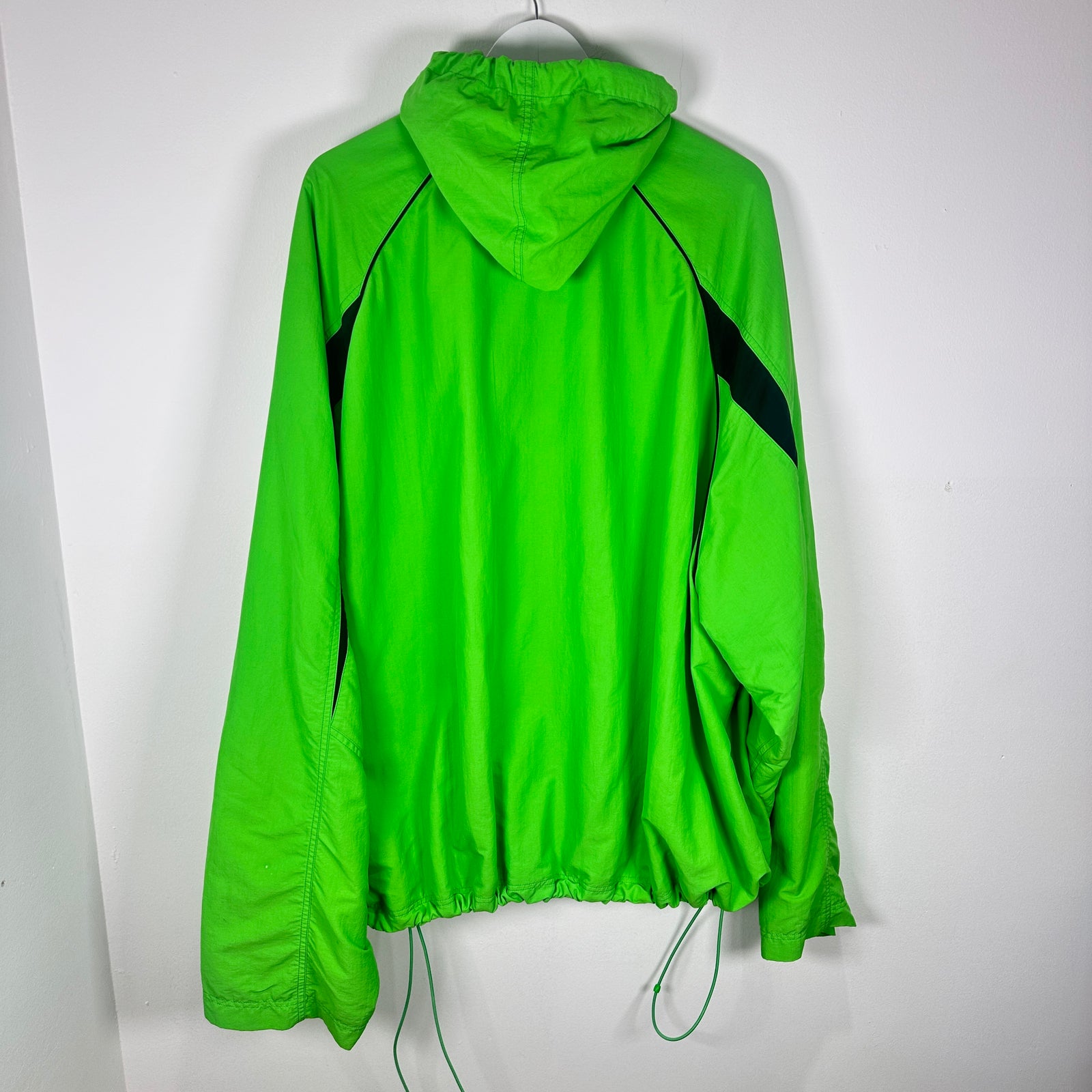 Balenciaga 3B Sport Logo Green Track Jacket Size M