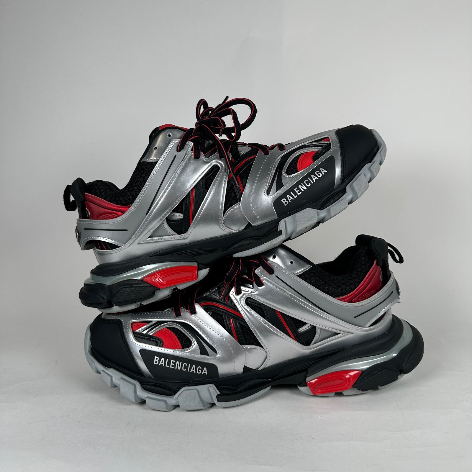 Balenciaga Metallic Bred Tracks Size 10
