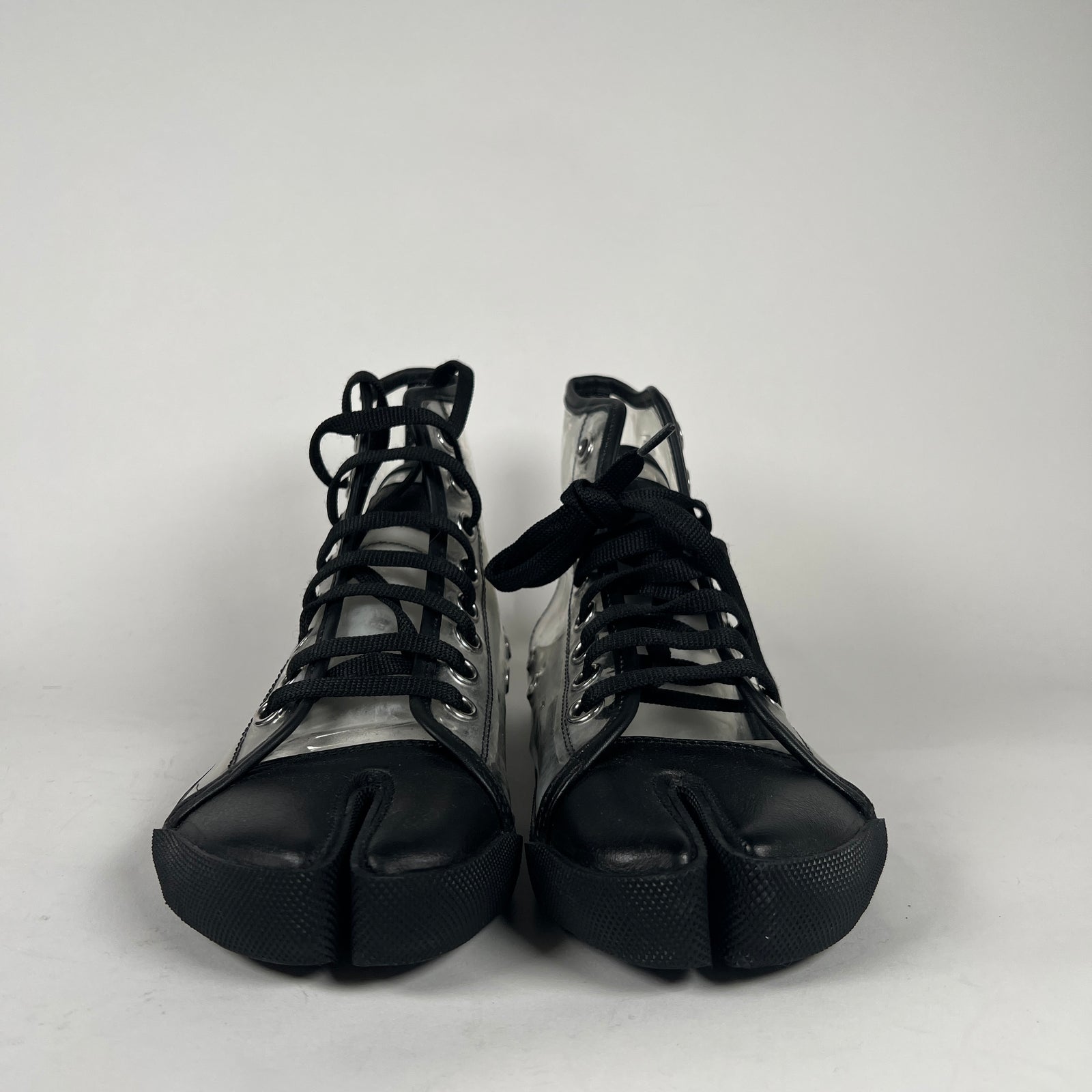 Maison Margiela Clear Tabi Sneakers Size 5