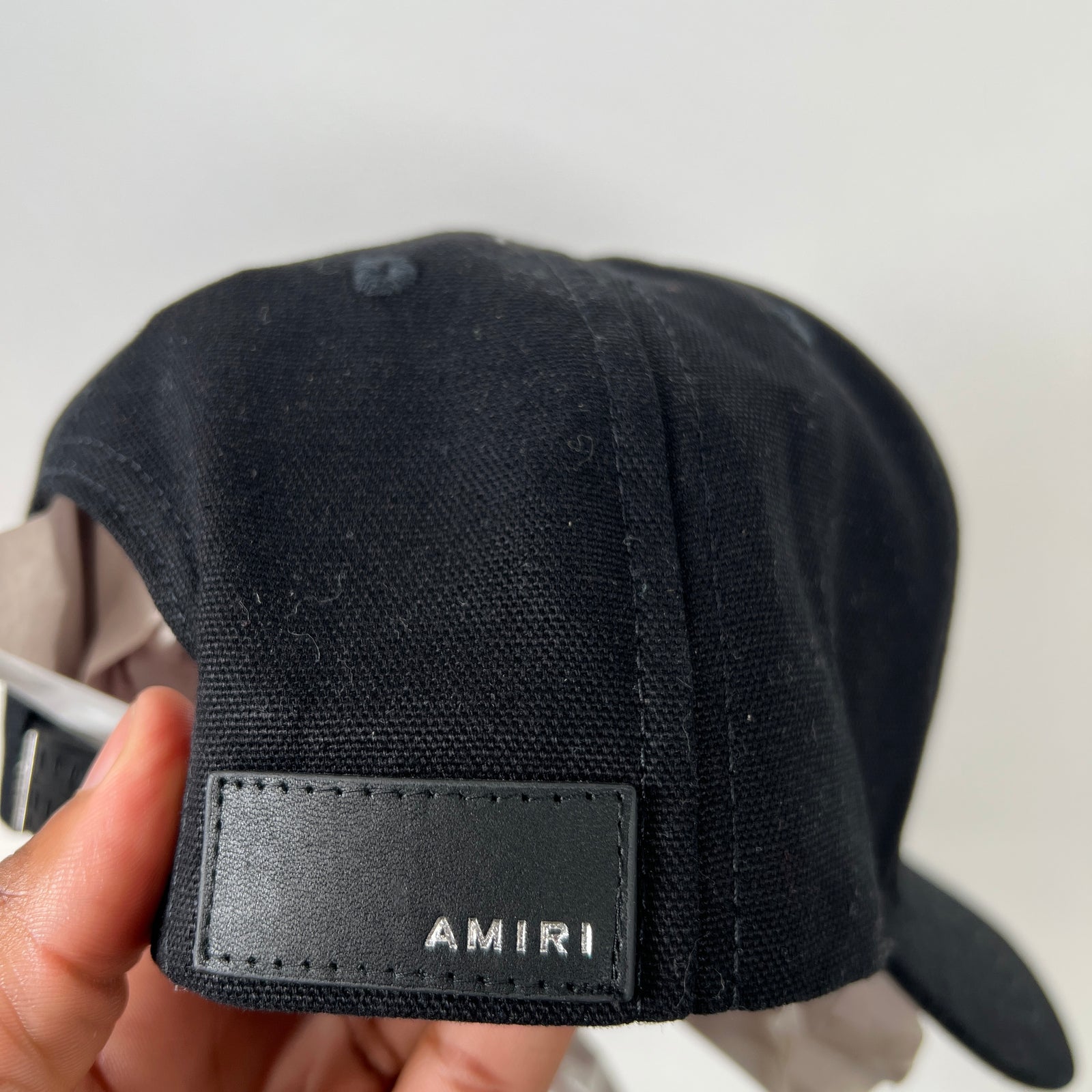 Amiri Black/Yellow Three Star Trucker Hat